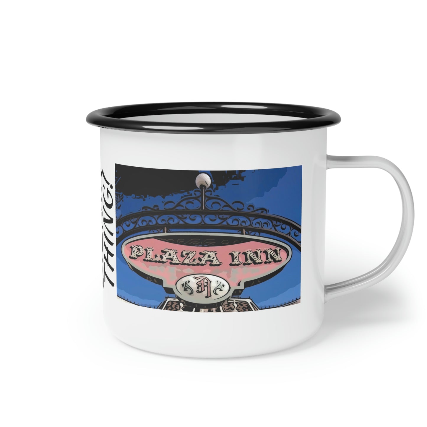 A Enamel Camp Cup Disneyland ~Plaza Inn~ It's A Disney Thing!