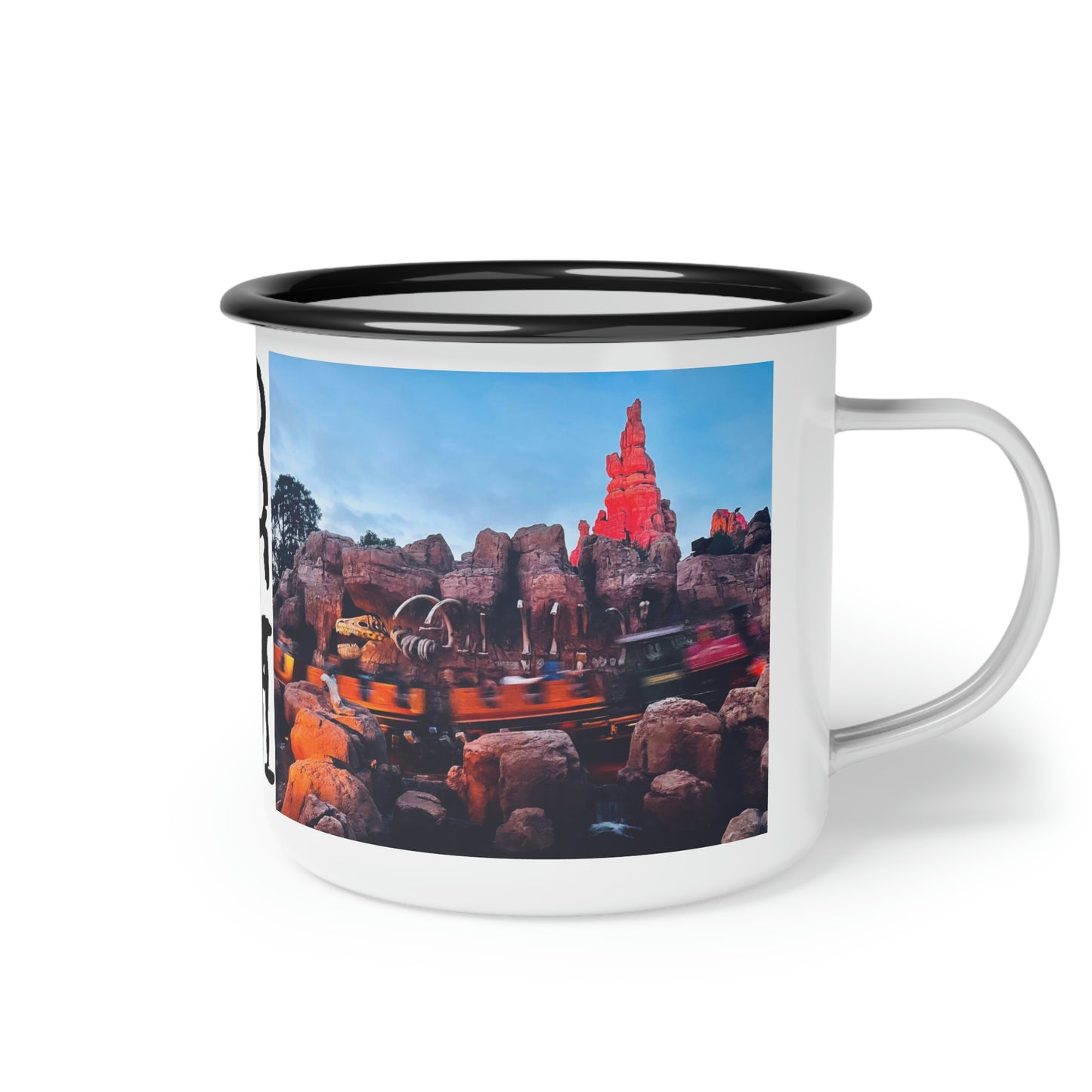 Enamel Camp Cup Disneyland ~Big Thunder Mountain Railroad~ BTM