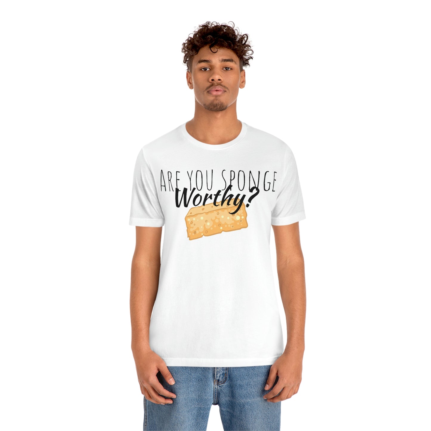 Unisex Jersey Short Sleeve Tee Sponge worthy