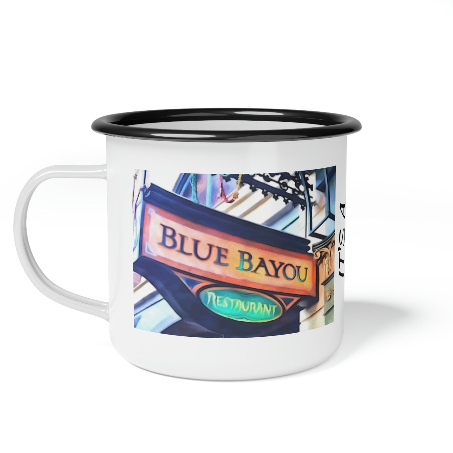 A Enamel Camp Cup Disneyland Blue Bayou~ It's A Disney Thing!
