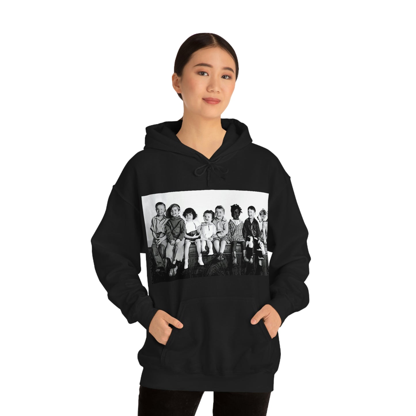 Unisex Heavy Blend™ Hooded Sweatshirt Little Rascals