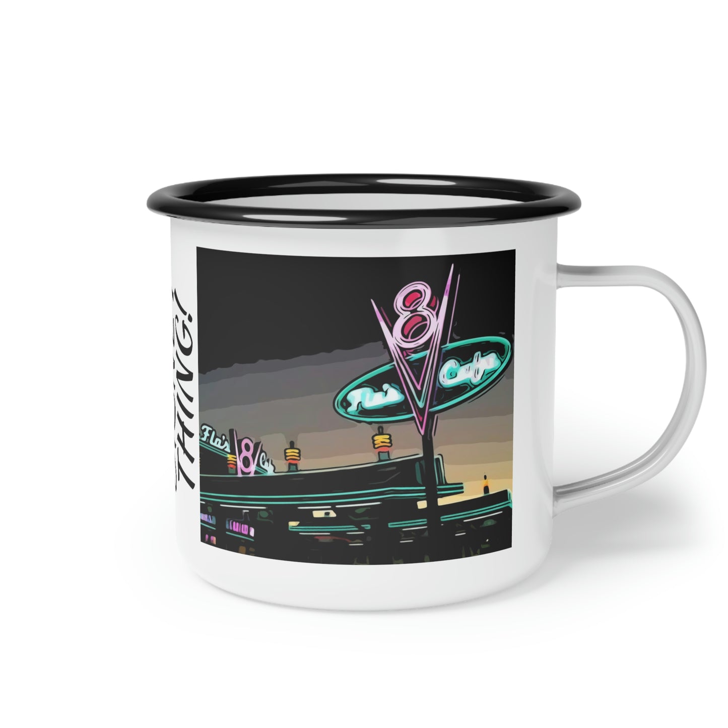 A Enamel Camp Cup Disneyland ~Flo's V8~ It's A Disney Thing!