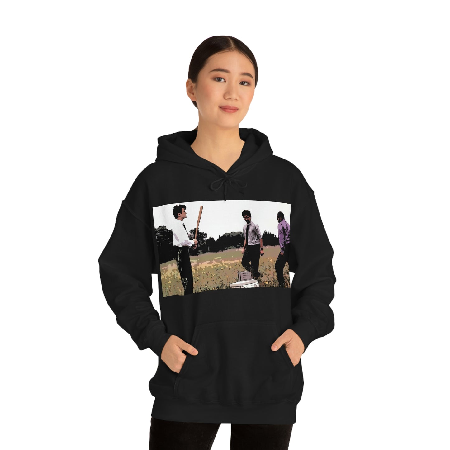 Unisex Heavy Blend™ Hooded Sweatshirt Office space ~ Paper Jam