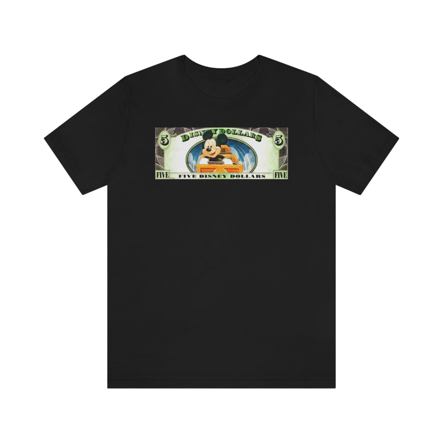 Unisex Jersey Short Sleeve Tee Disneyland Dollars Mickey Mouse