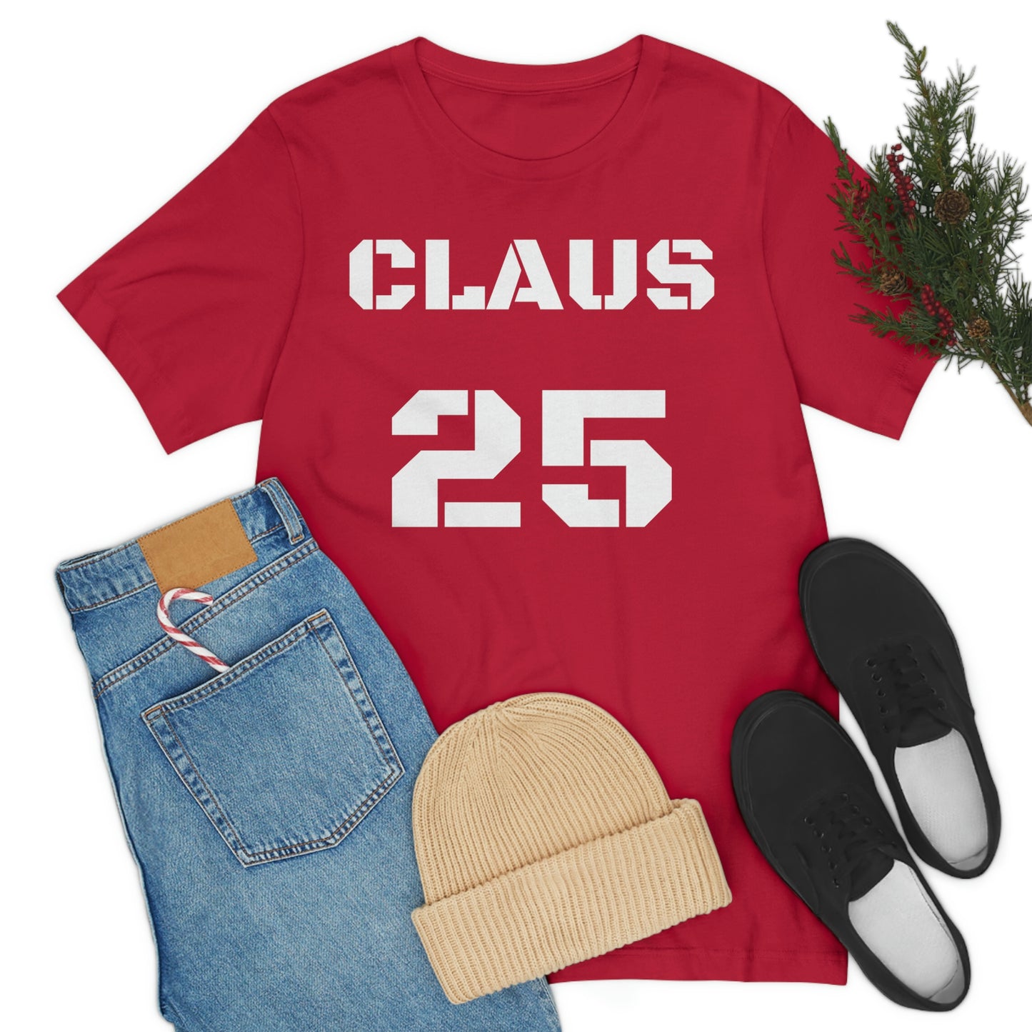 Unisex Jersey Short Sleeve Tee Christmas Santa Claus ~Claus 25~