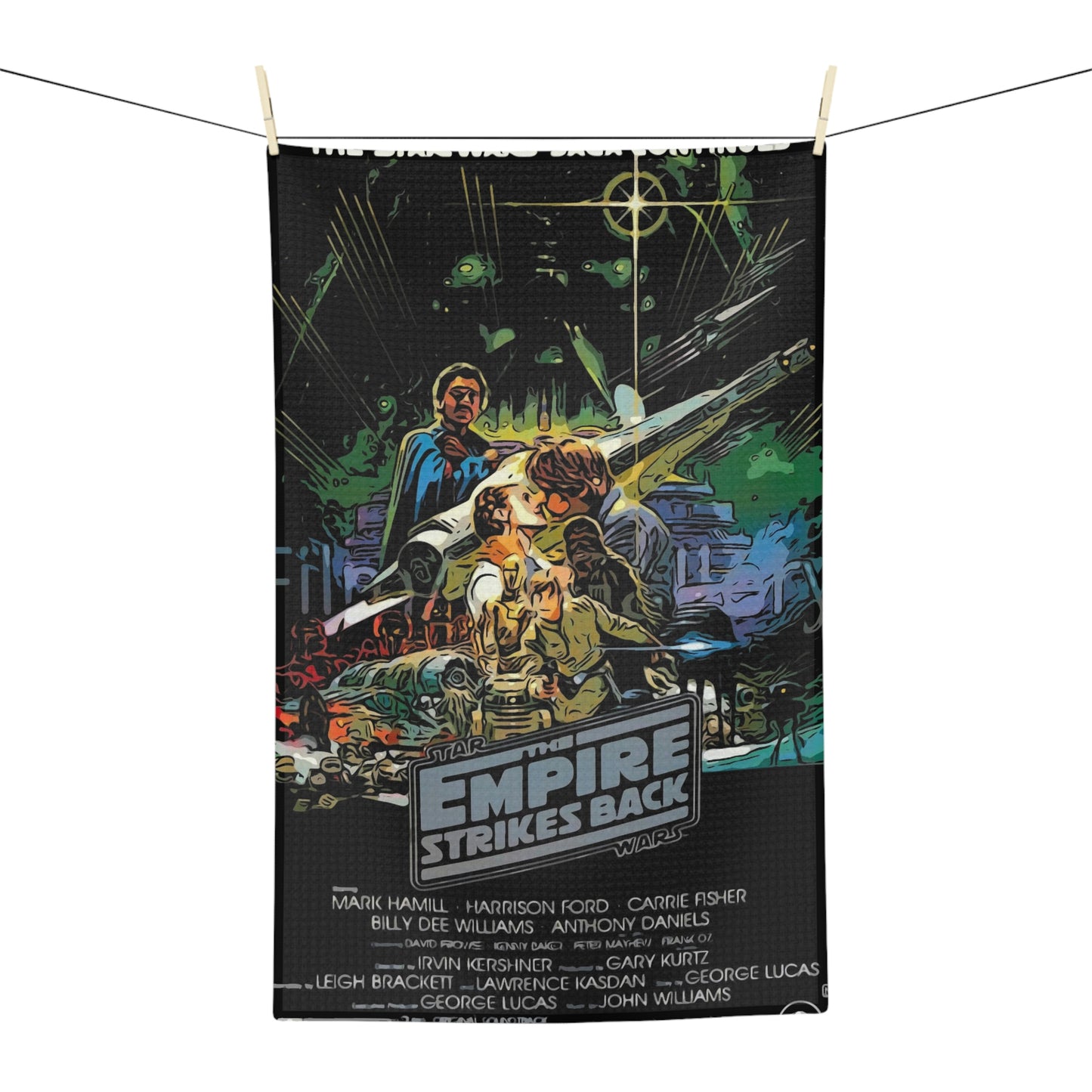 Soft Tea Towel Star Wars Empire Strikes Back Movie Poster