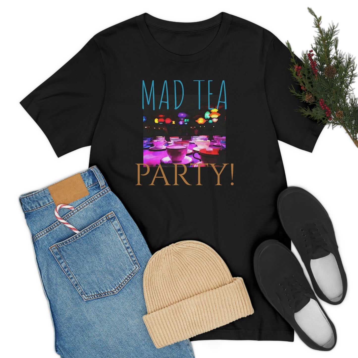 Unisex Jersey Short Sleeve Tee TEA CUPS