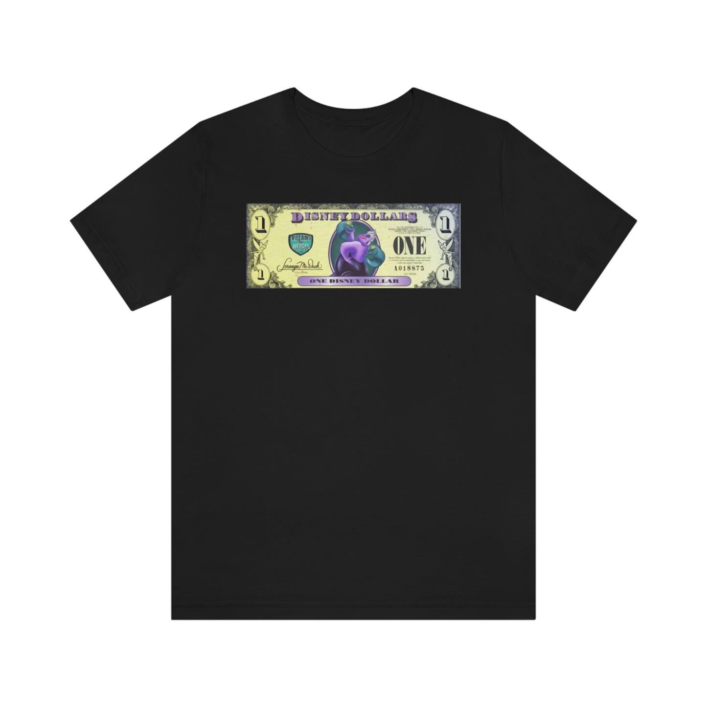Unisex Jersey Short Sleeve Tee DISNEY DOLLARS VILLAINS