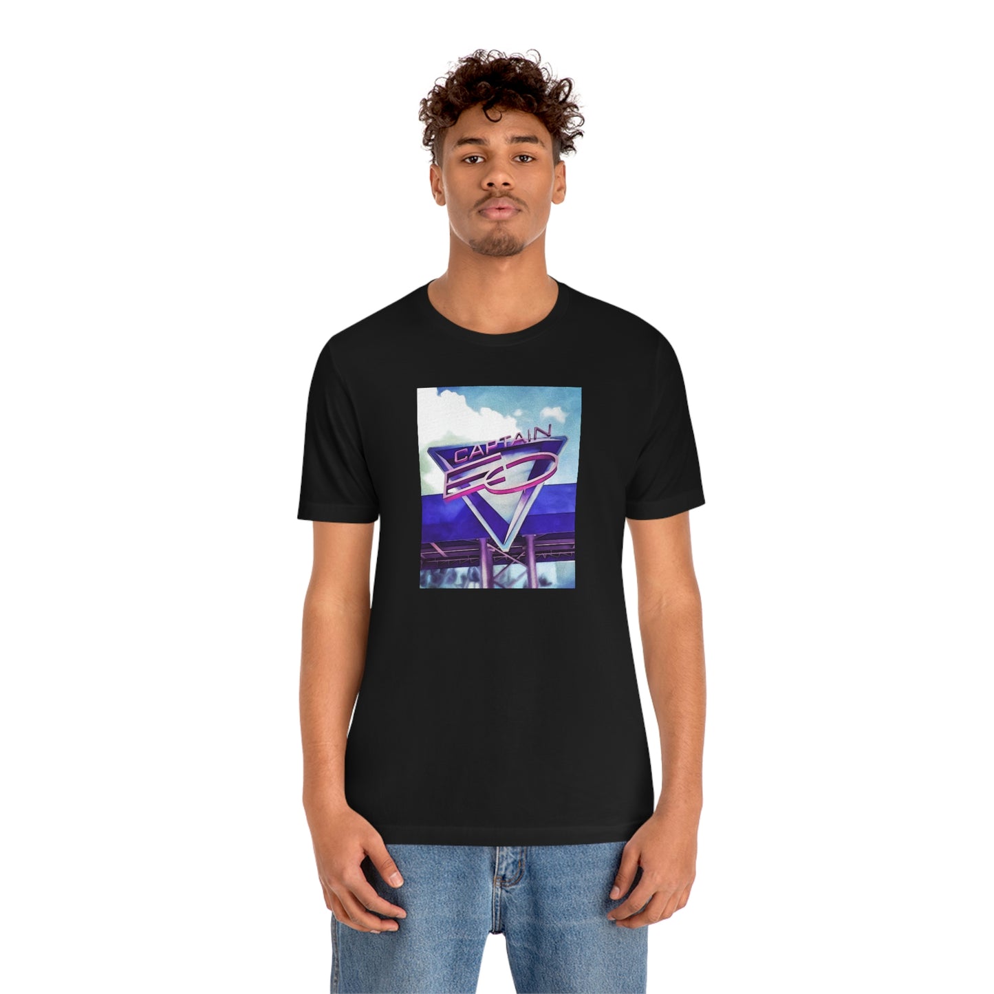 Unisex Jersey Short Sleeve Tee CAPTAIN EO