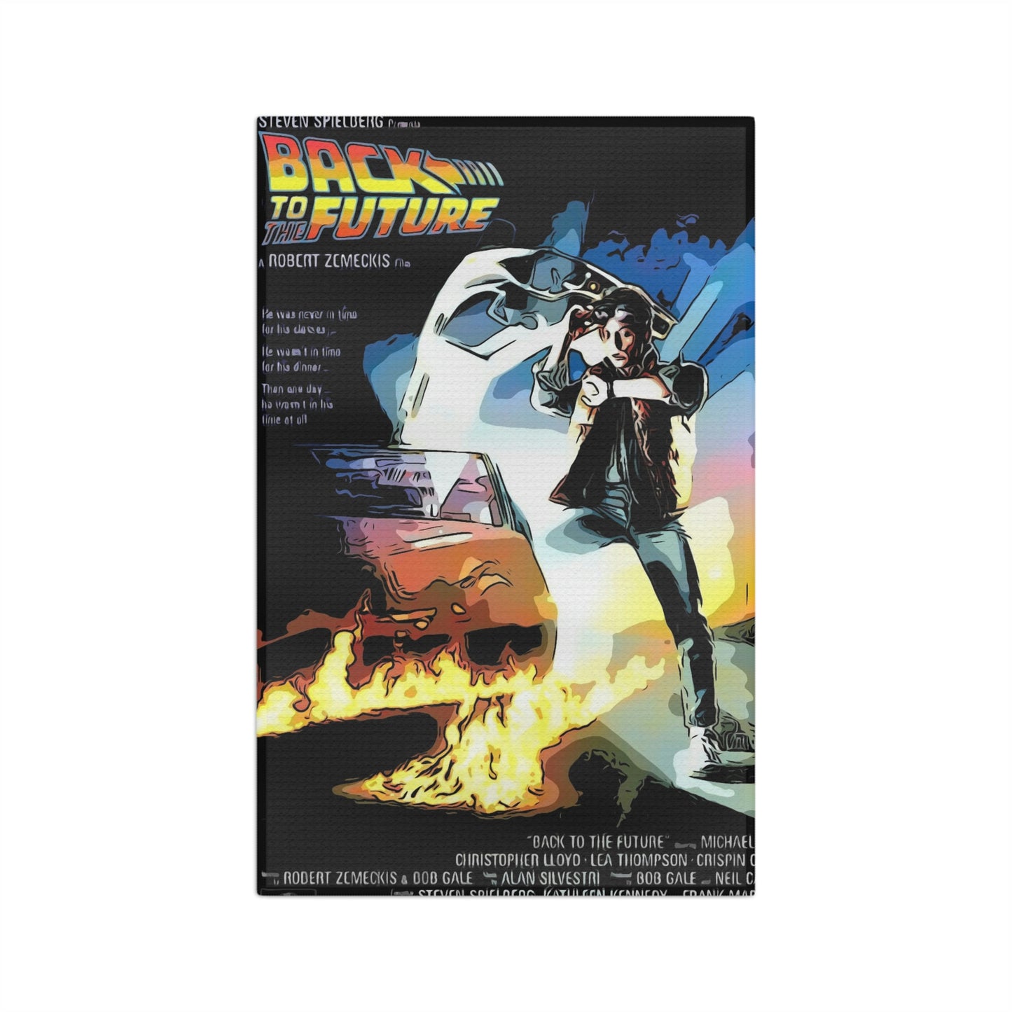 Soft Tea Towel Back to the Future Movie ~ Poster
