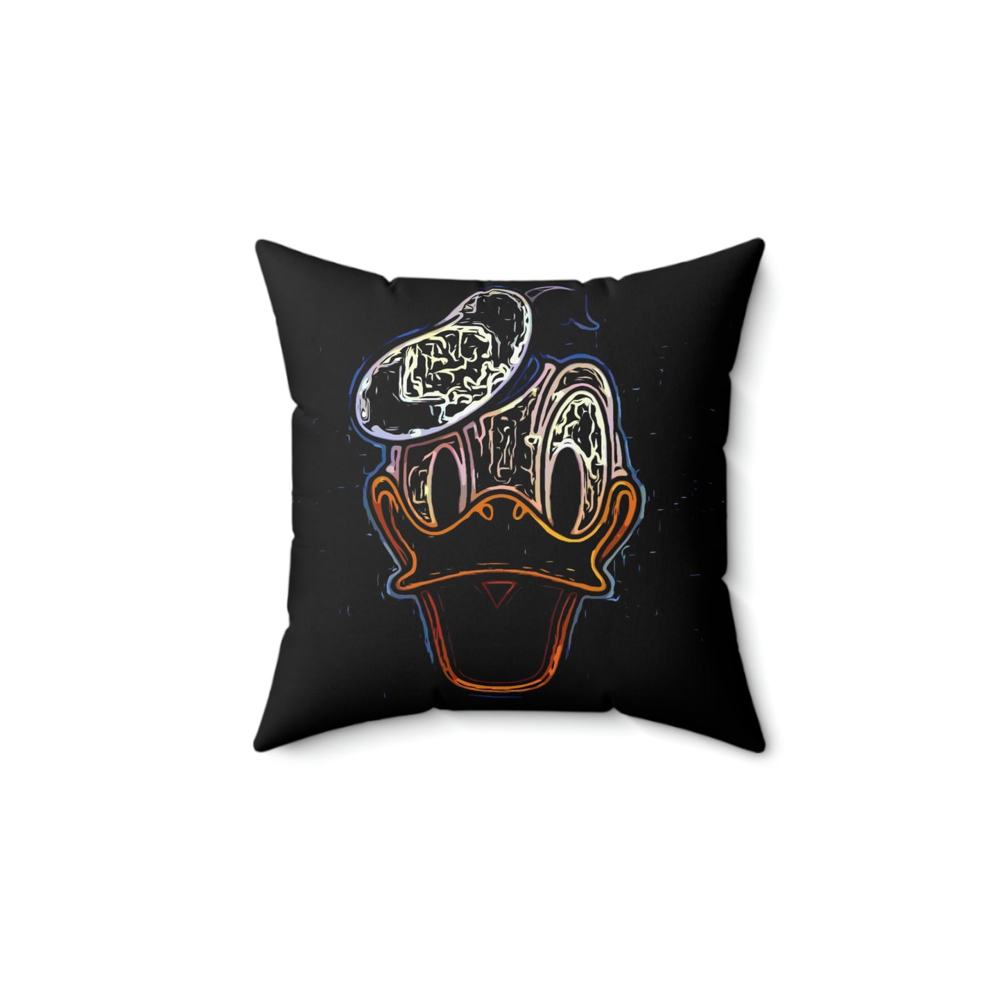 Spun Polyester Square Pillow Disney Donald Duck