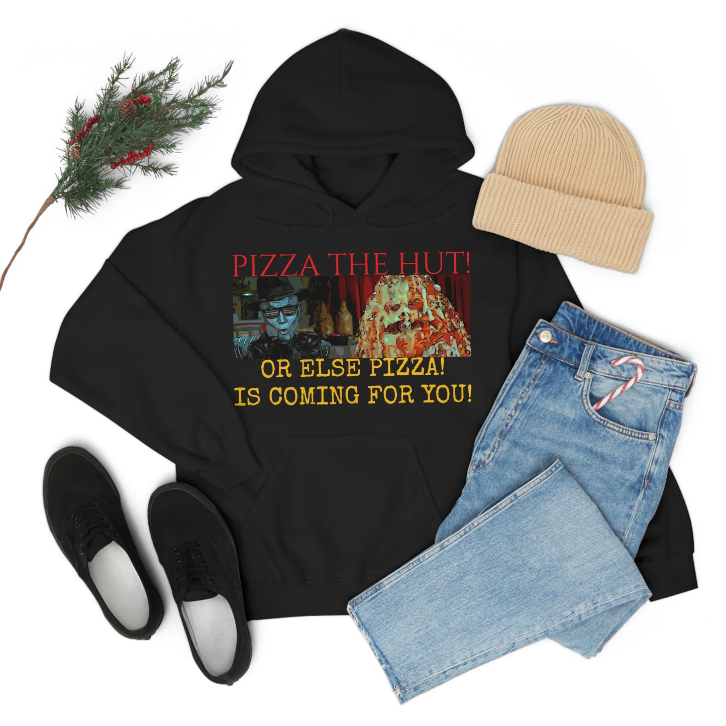Unisex Heavy Blend™ Hooded Sweatshirt Spaceballs ~ Pizza the Hut!