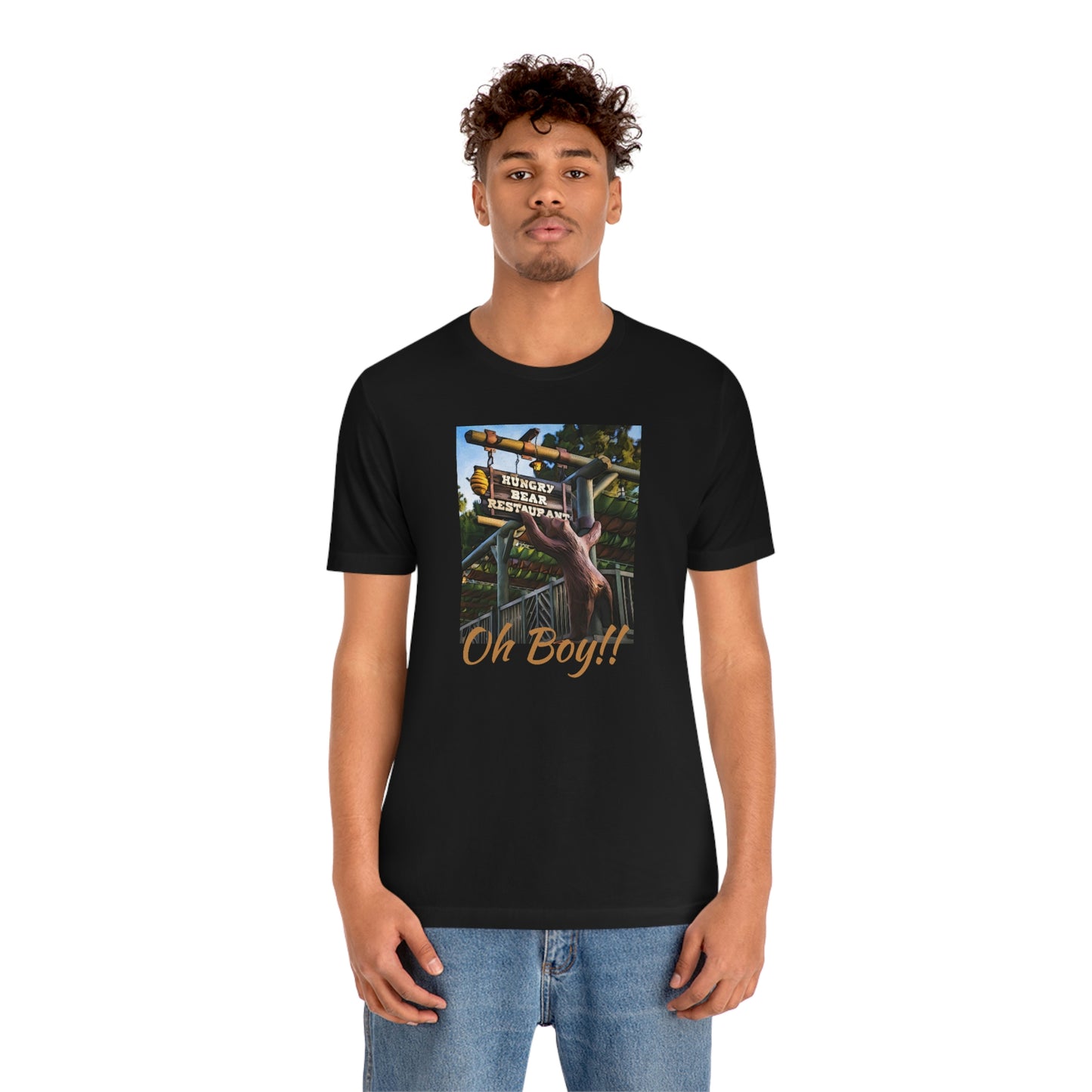 Unisex Jersey Short Sleeve Tee DISNEYLAND HUNGRY BEAR