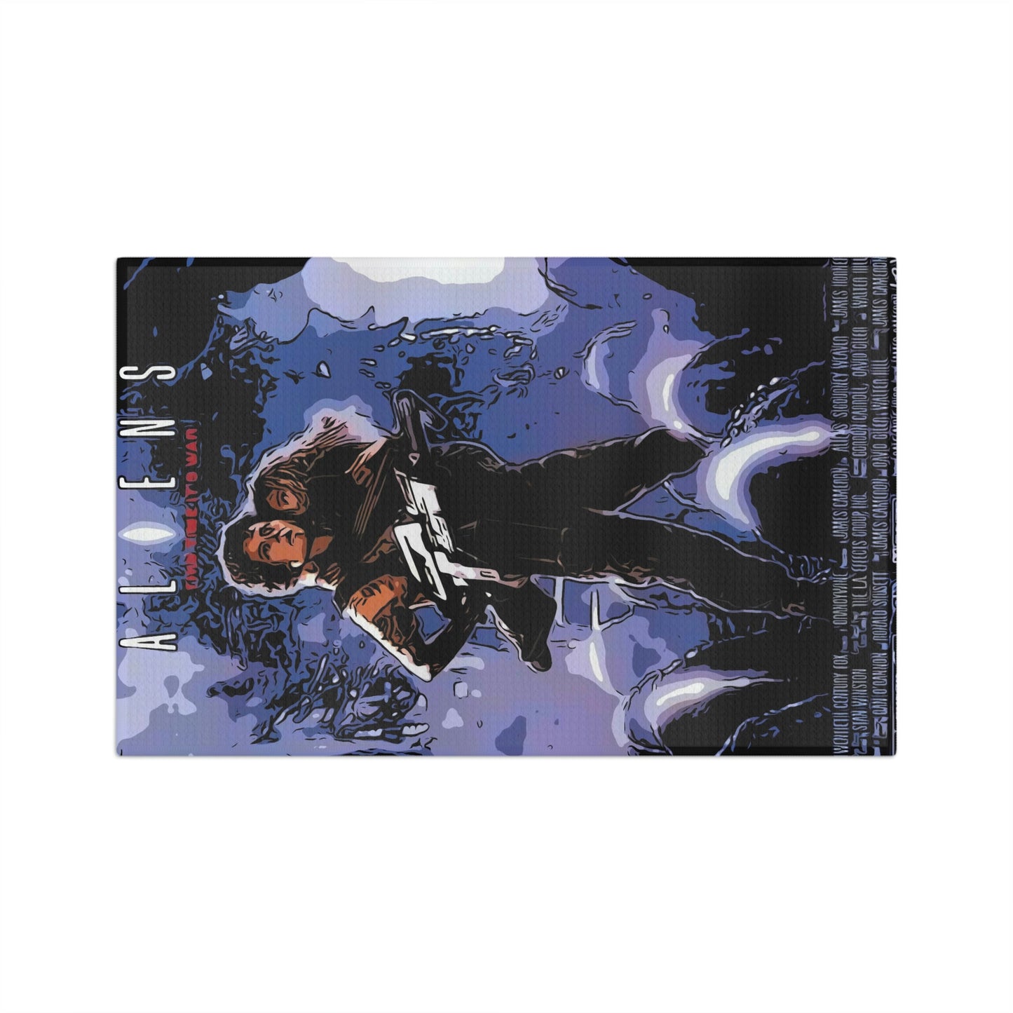 Soft Tea Towel Aliens Movie Poster