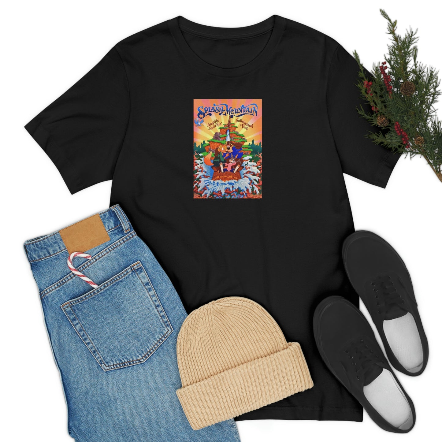 Unisex Jersey Short Sleeve Tee Disneyland ~ Splash Mountain ~ Ride