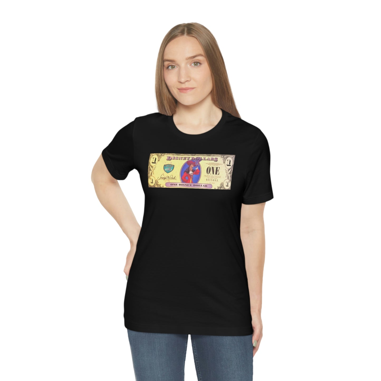 Unisex Jersey Short Sleeve Tee DISNEY DOLLARS VILLIANS Hook