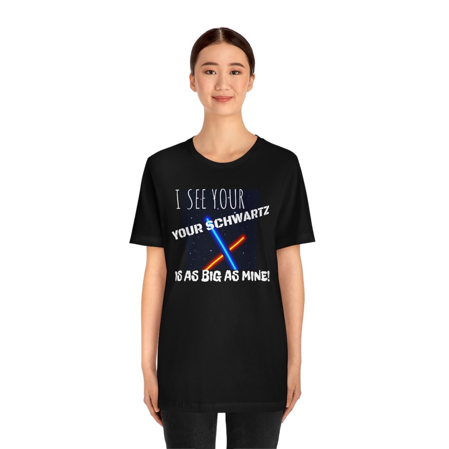 Unisex Jersey Short Sleeve Tee Spaceballs BIG AS MINE