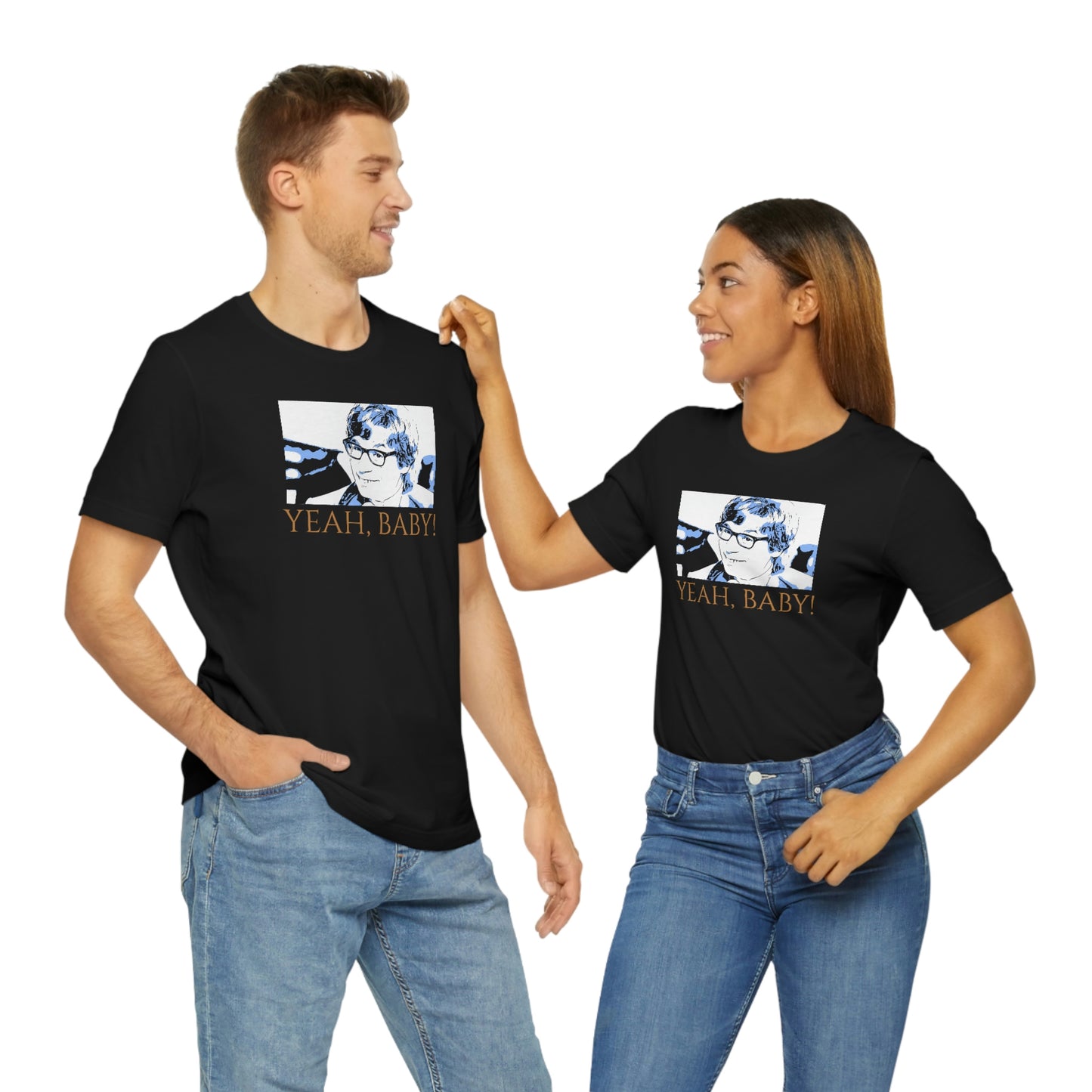 Unisex Jersey Short Sleeve Tee Austin Powers ~Quote~ Yeah, Baby!