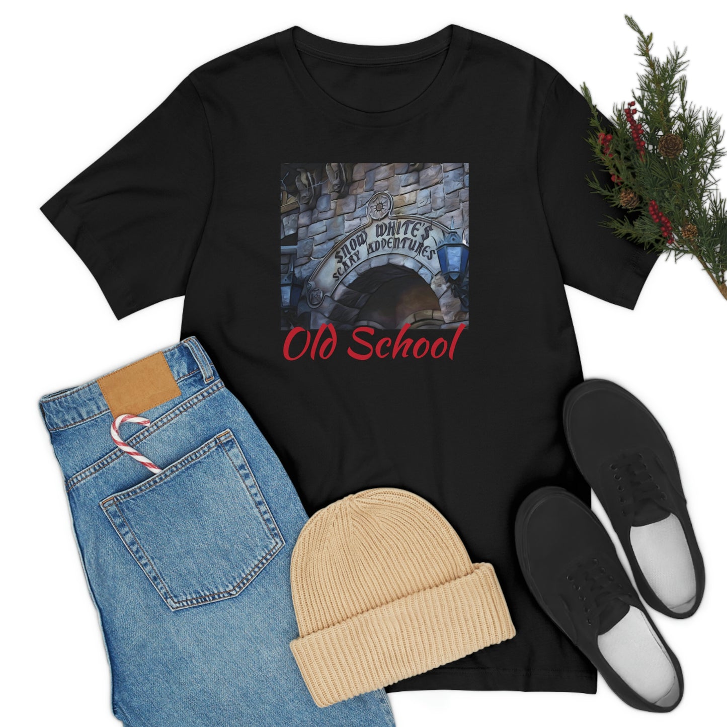 Unisex Jersey Short Sleeve Tee Disneyland SNOW WHITE'S SCARY Adventures Disneyland