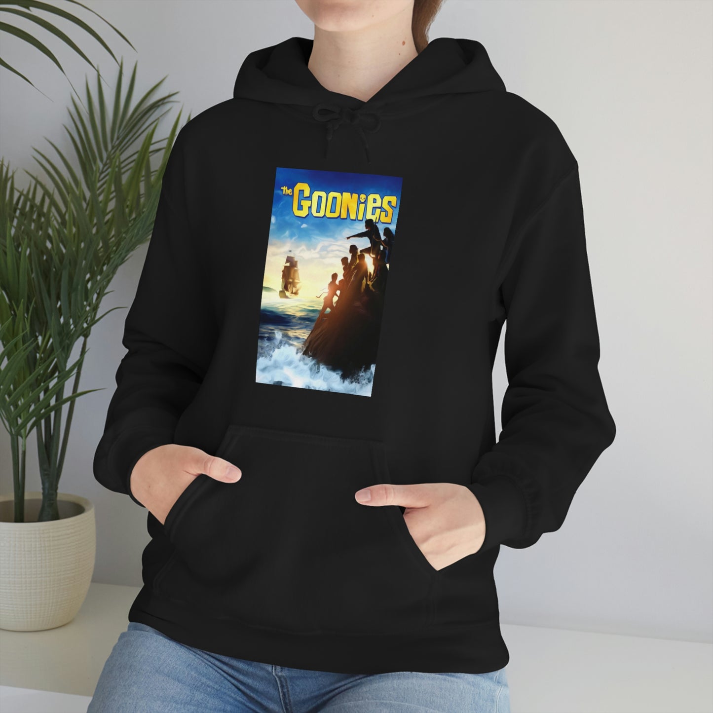 Unisex Heavy Blend™ Hooded Sweatshirt The Goonies Movie Poster
