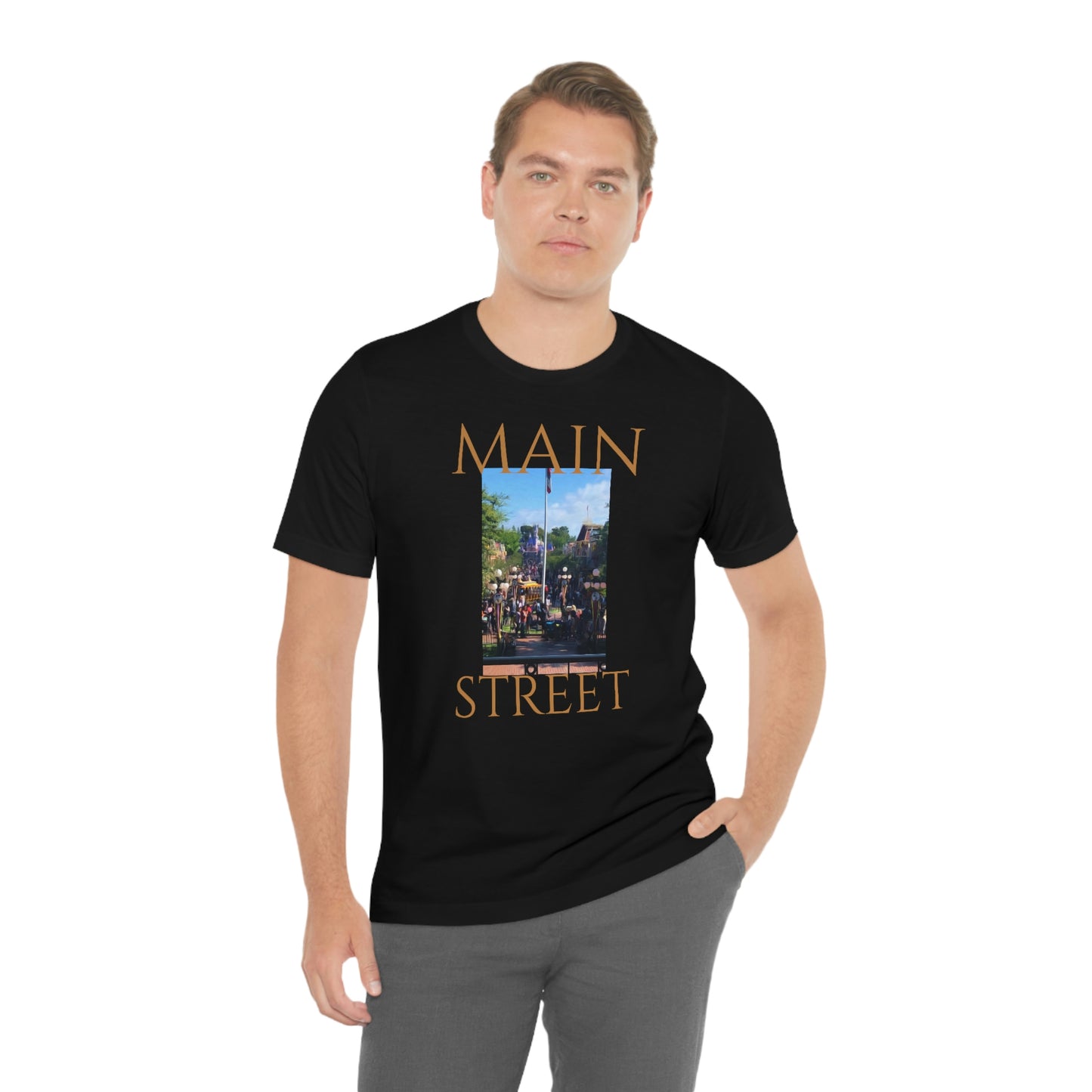 Unisex Jersey Short Sleeve Tee DISNEYLAND'S MAIN STREET