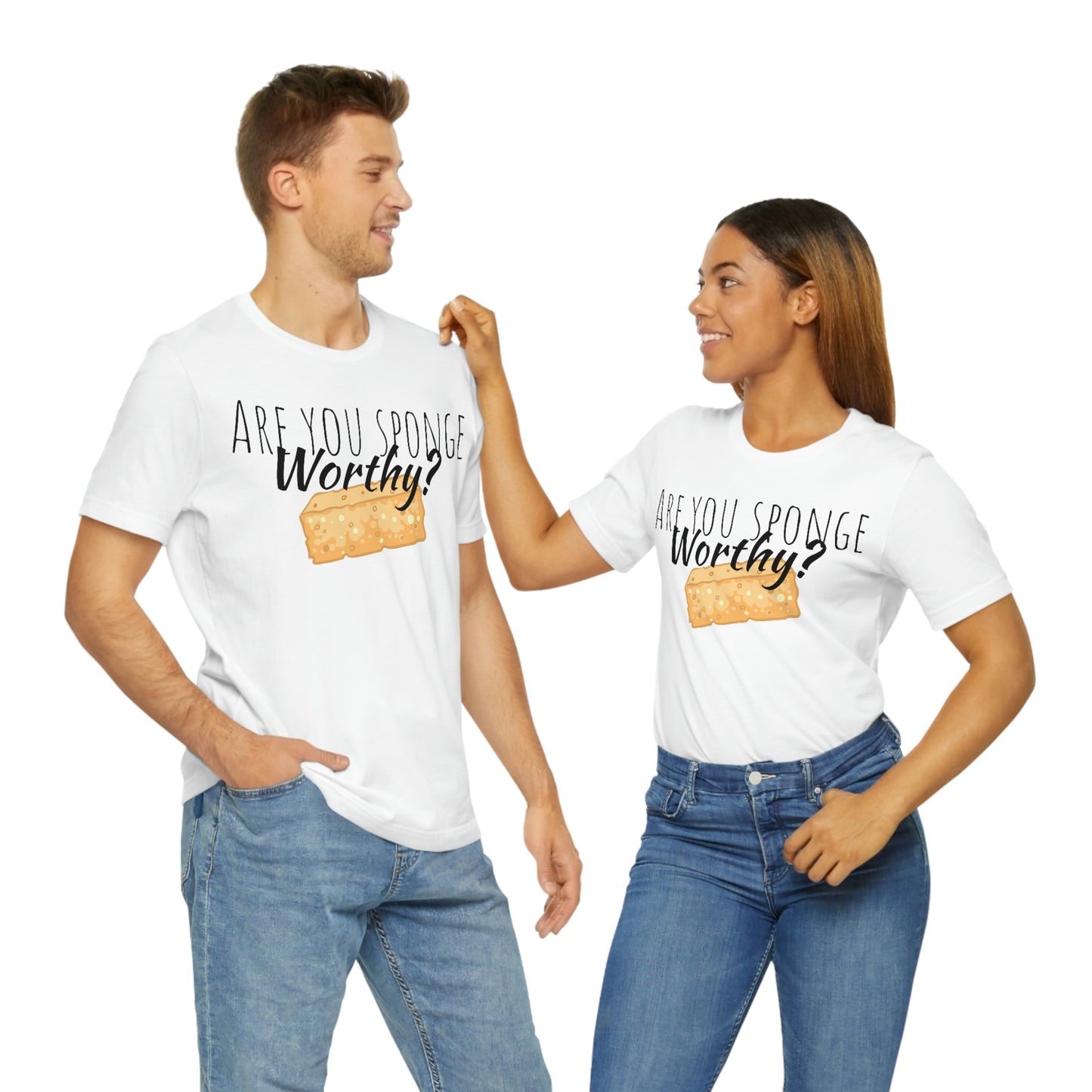 Unisex Jersey Short Sleeve Tee Sponge worthy