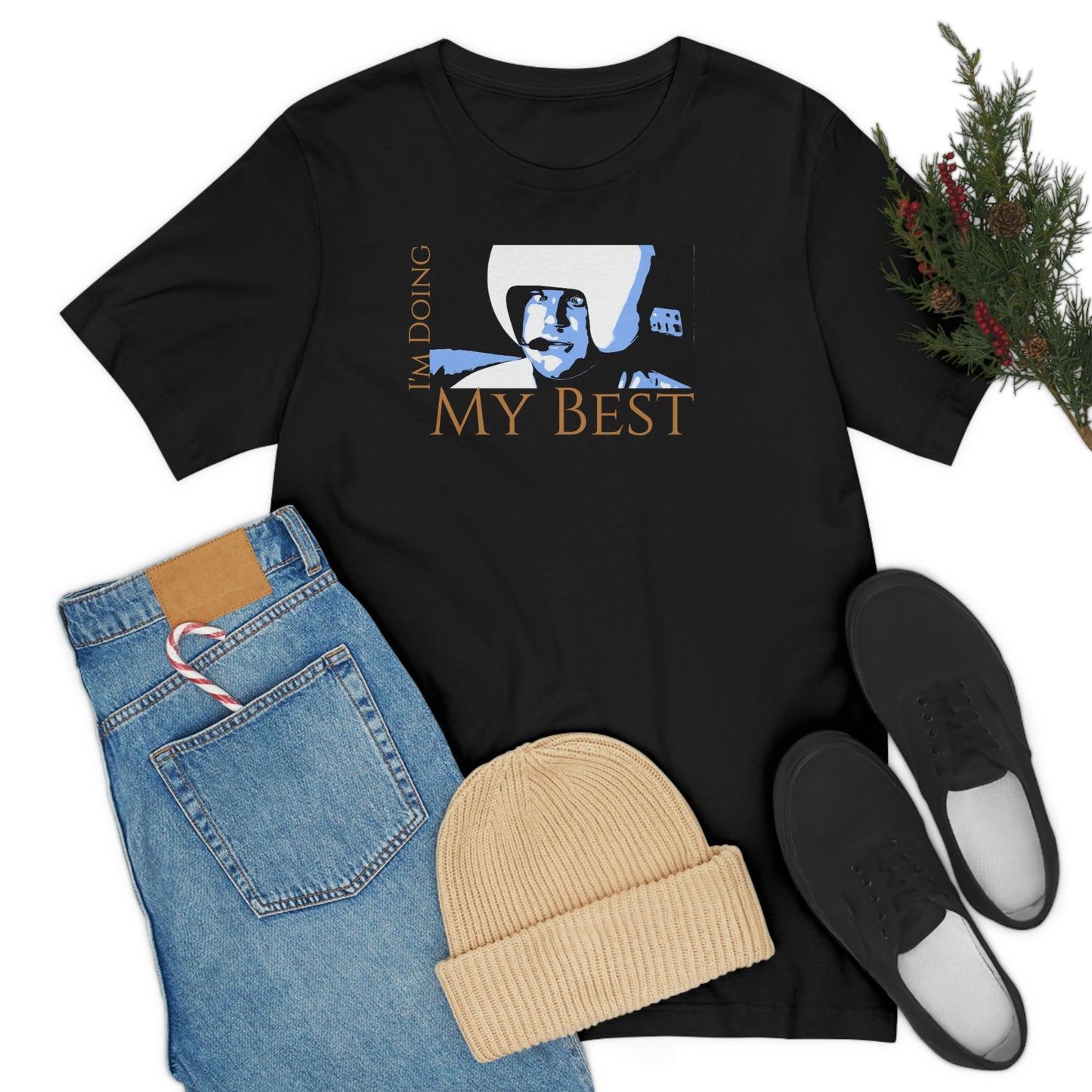 Unisex Jersey Short Sleeve Tee Spaceballs ~I'm Doing My Best~