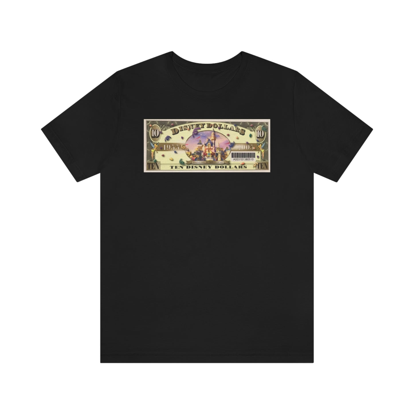 Unisex Jersey Short Sleeve Tee DISNEYLAND DOLLARS CASTLE Sleeping Beauty