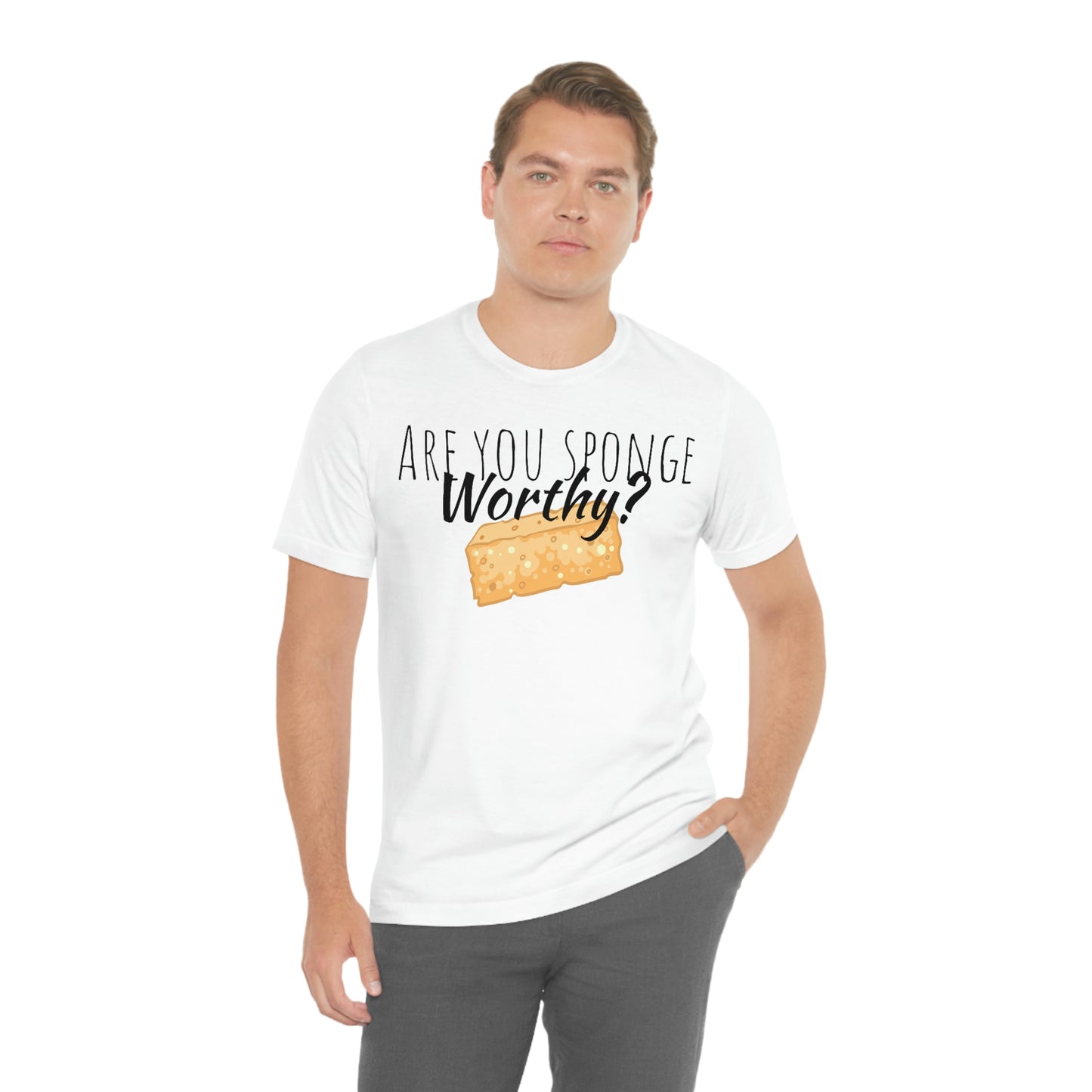 Unisex Jersey Short Sleeve Tee Sponge worthy