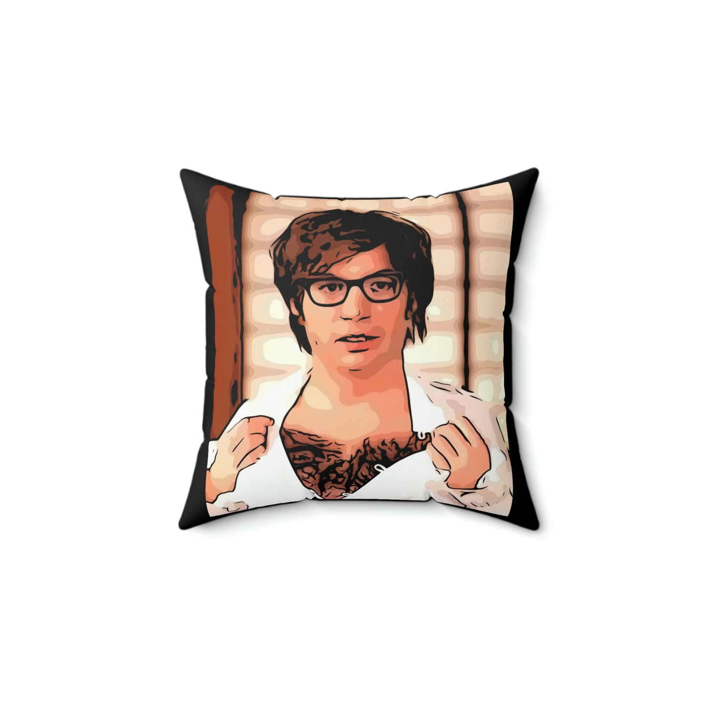 Spun Polyester Square Pillow ~Austin Powers ~