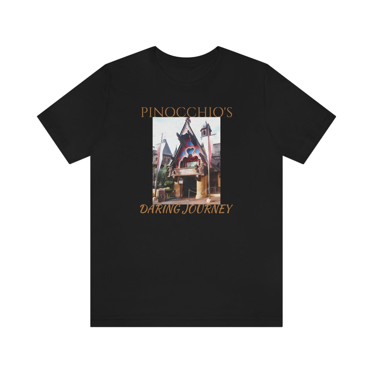 Unisex Jersey Short Sleeve Tee PINOCCHIO'S DARING JOURNEY