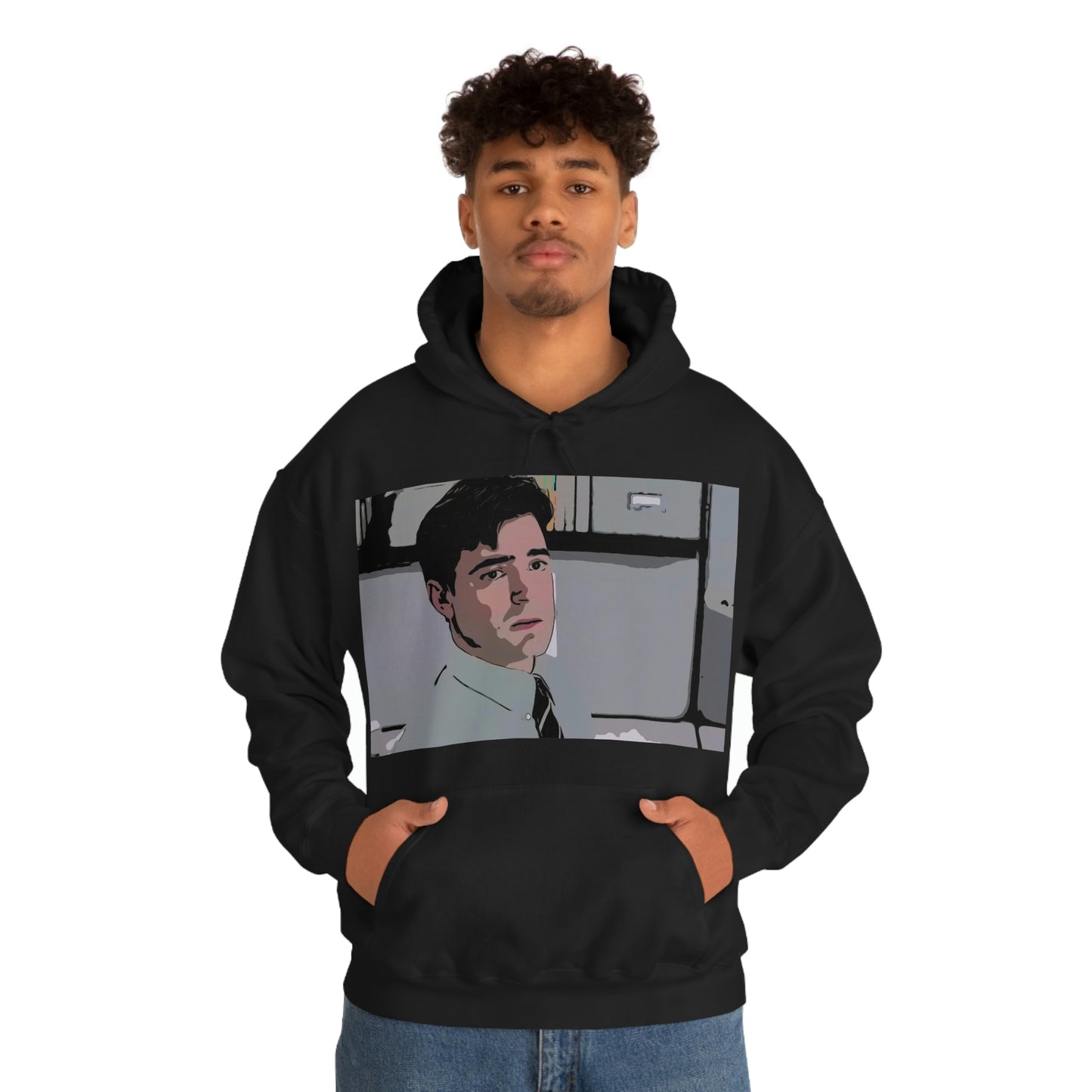 Unisex Heavy Blend™ Hooded Sweatshirt Office space ~ Peter