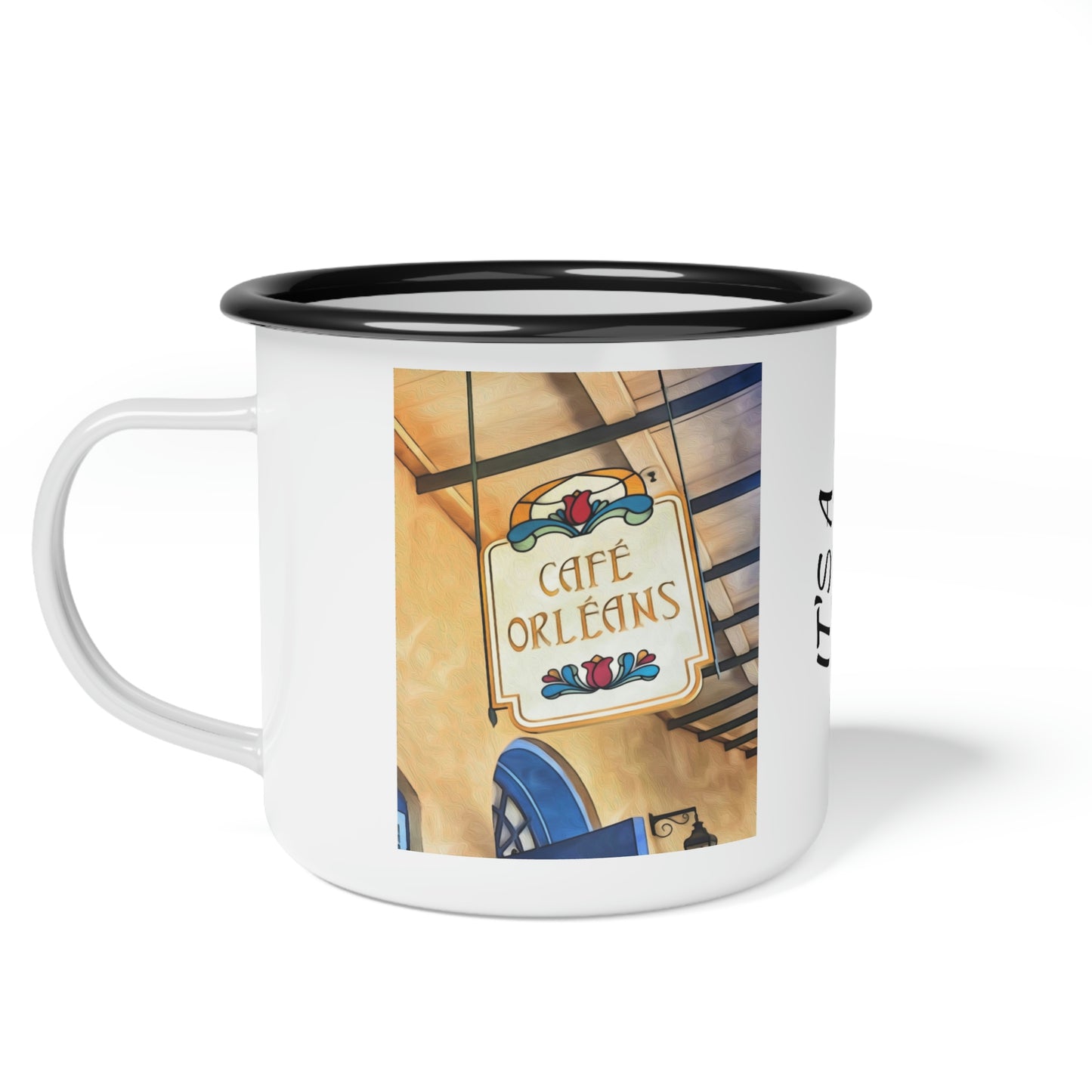 A Enamel Camp Cup Disneyland ~Cafe Orleans~ It's A Disney Thing!