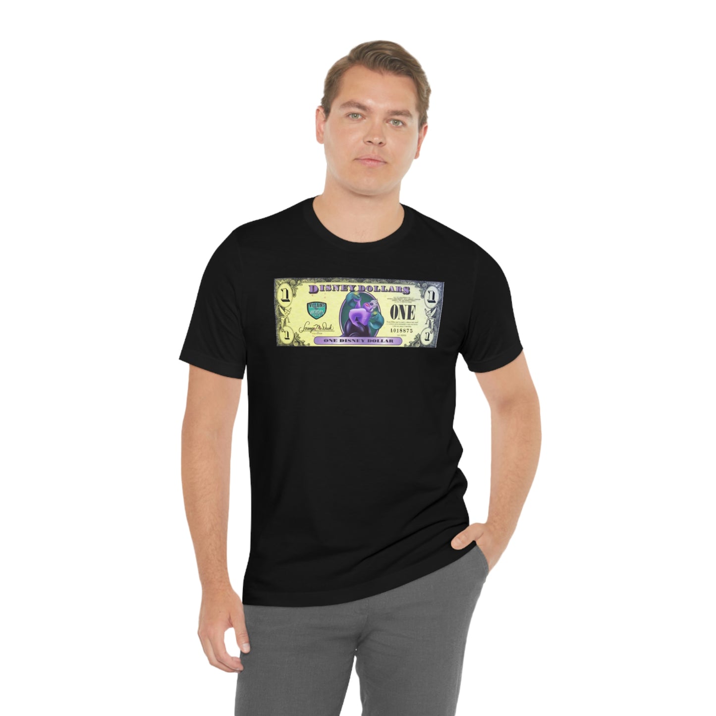 Unisex Jersey Short Sleeve Tee DISNEY DOLLARS VILLAINS