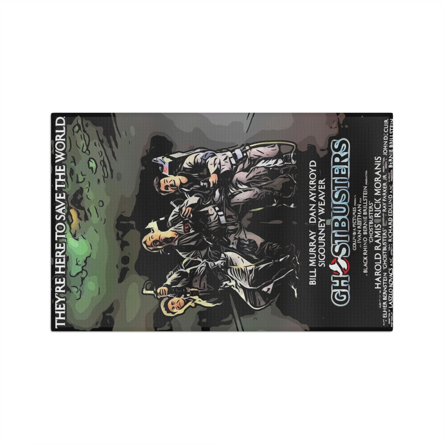 Soft Tea Towel Ghostbusters movie ~ Poster
