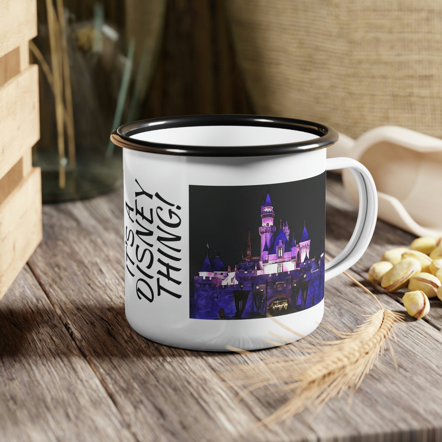A Enamel Camp Cup Disneyland ~Sleeping Beauty Castle~ It's A Disney Thing!