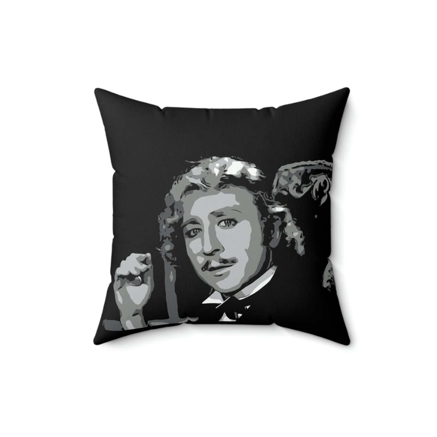 Spun Polyester Square Pillow ~Young Frankenstein ~Frankensteen~