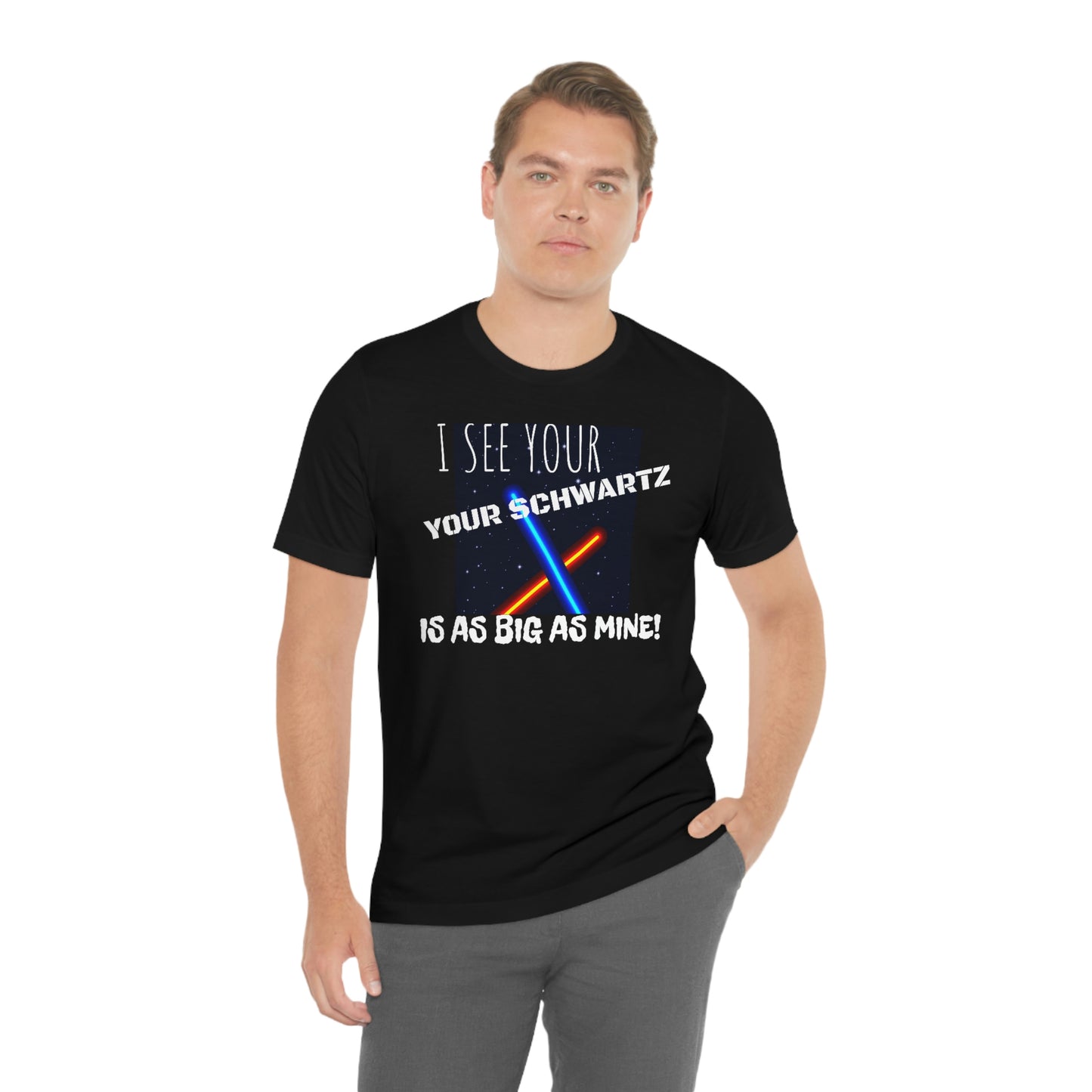 Unisex Jersey Short Sleeve Tee Spaceballs BIG AS MINE