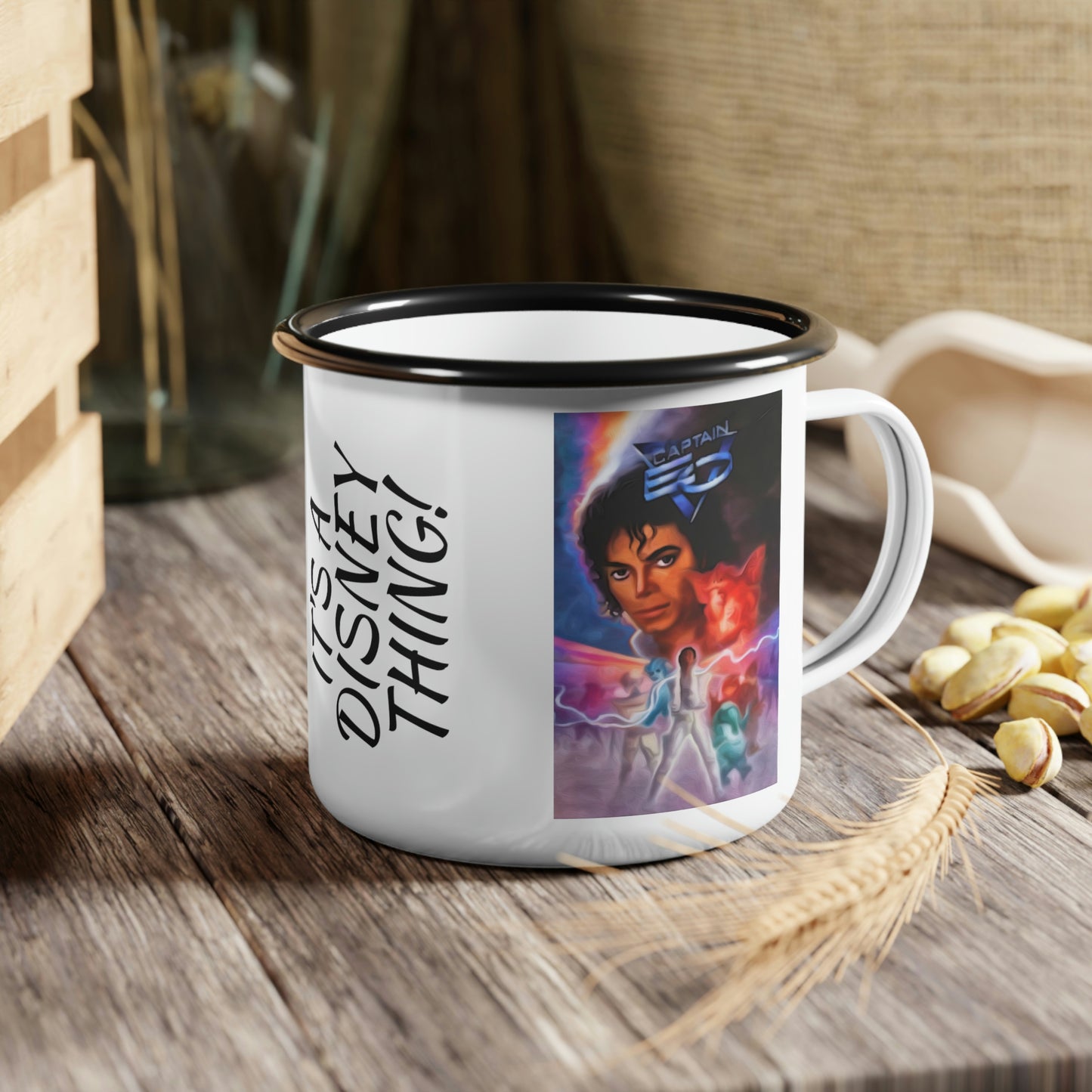 A Enamel Camp Cup Disneyland ~Captain EO~ It's A Disney Thing!
