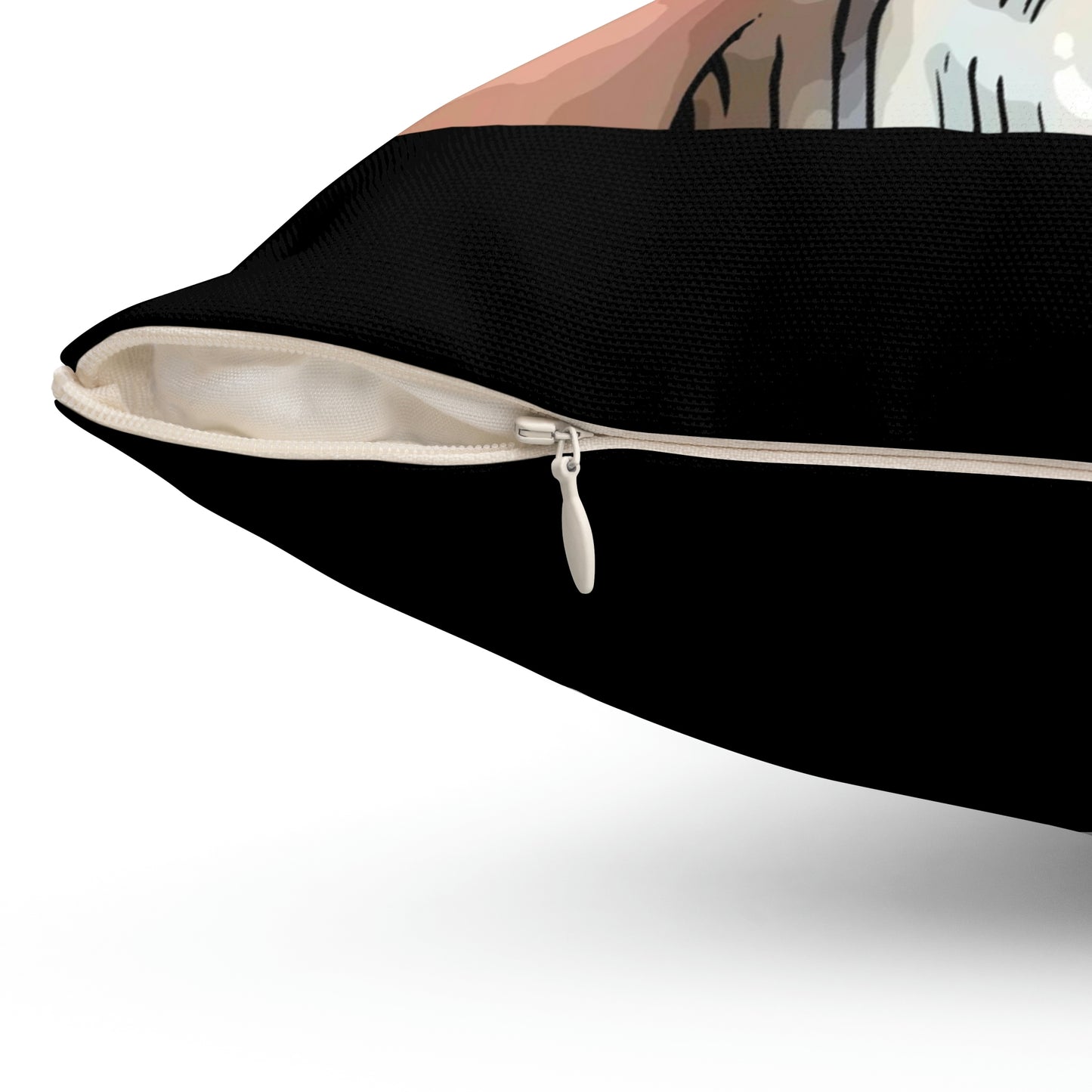 Spun Polyester Square Pillow ~Office Space ~ Tom~