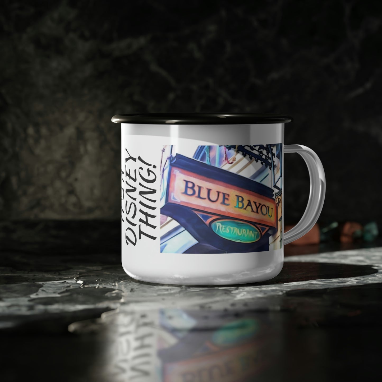 A Enamel Camp Cup Disneyland Blue Bayou~ It's A Disney Thing!