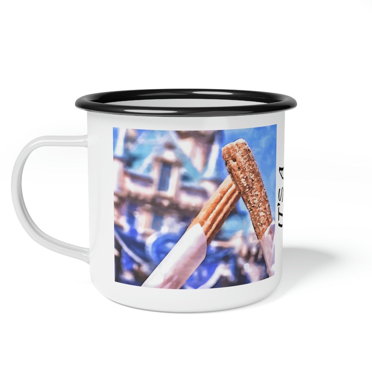 A Enamel Camp Cup Disneyland ~Churros~ It's A Disney Thing!