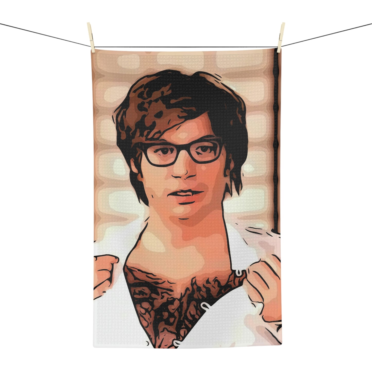 Soft Tea Towel ~Austin Powers ~ Open Shirt