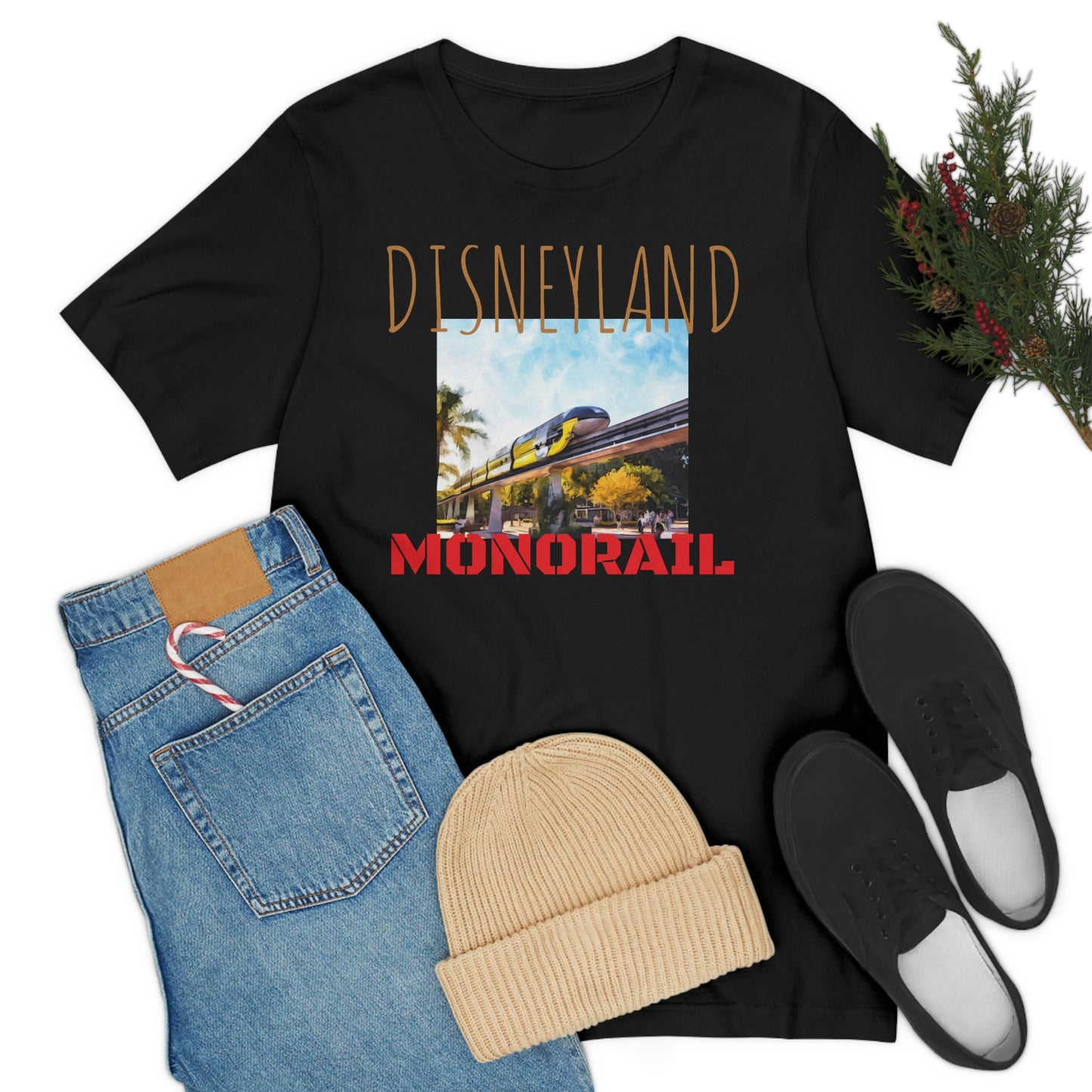 Unisex Jersey Short Sleeve Tee DISNEYLAND MONORAIL