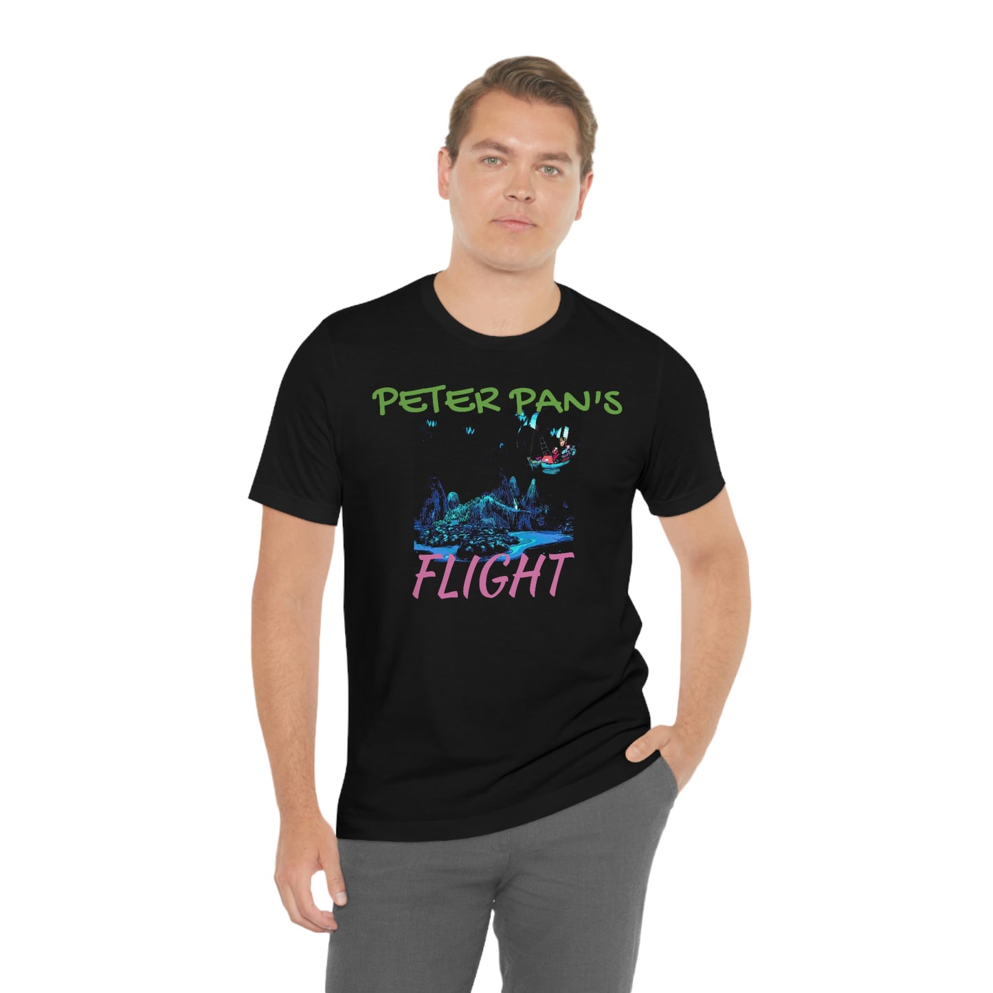 Unisex Jersey Short Sleeve Tee PETER PANS FLIGHT