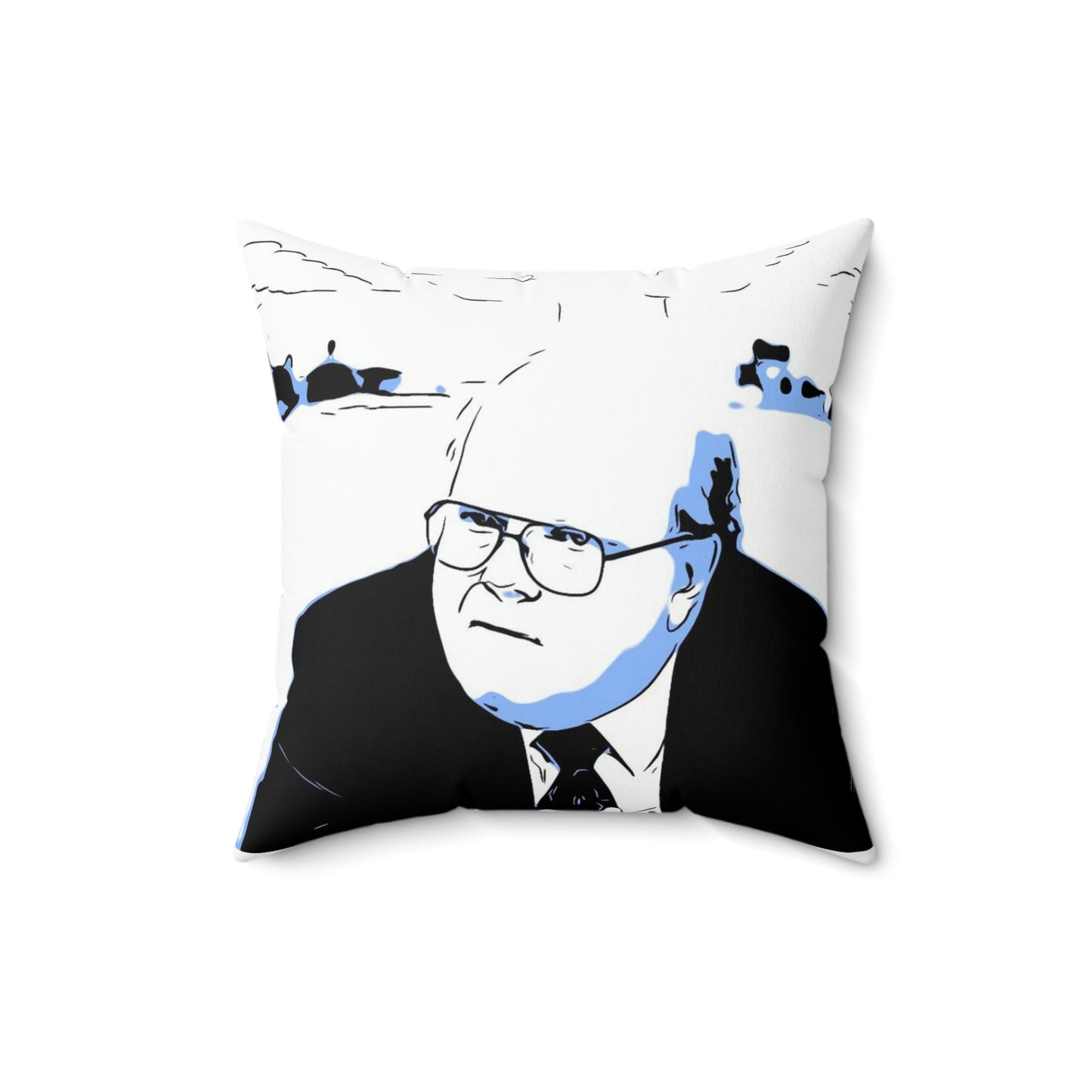 Spun Polyester Square Pillow ~Office Space ~ The Bobs ~