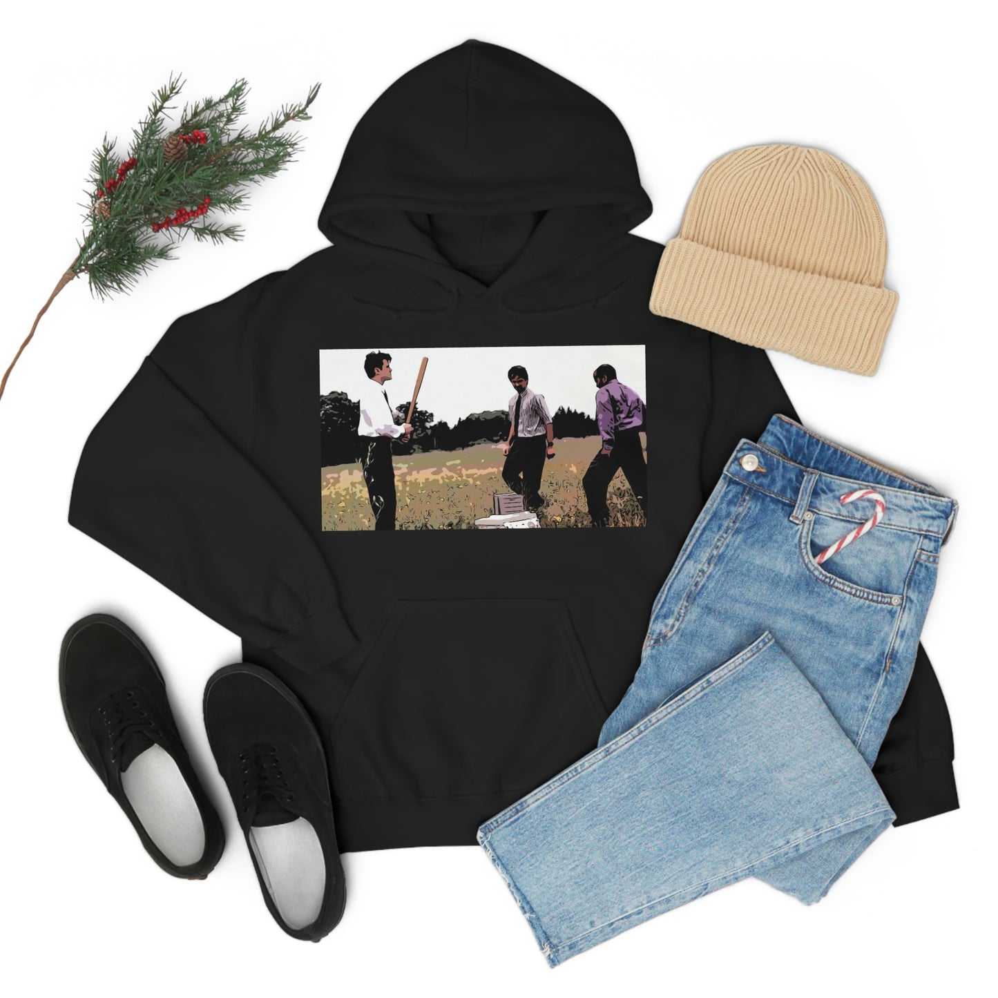 Unisex Heavy Blend™ Hooded Sweatshirt Office space ~ Paper Jam