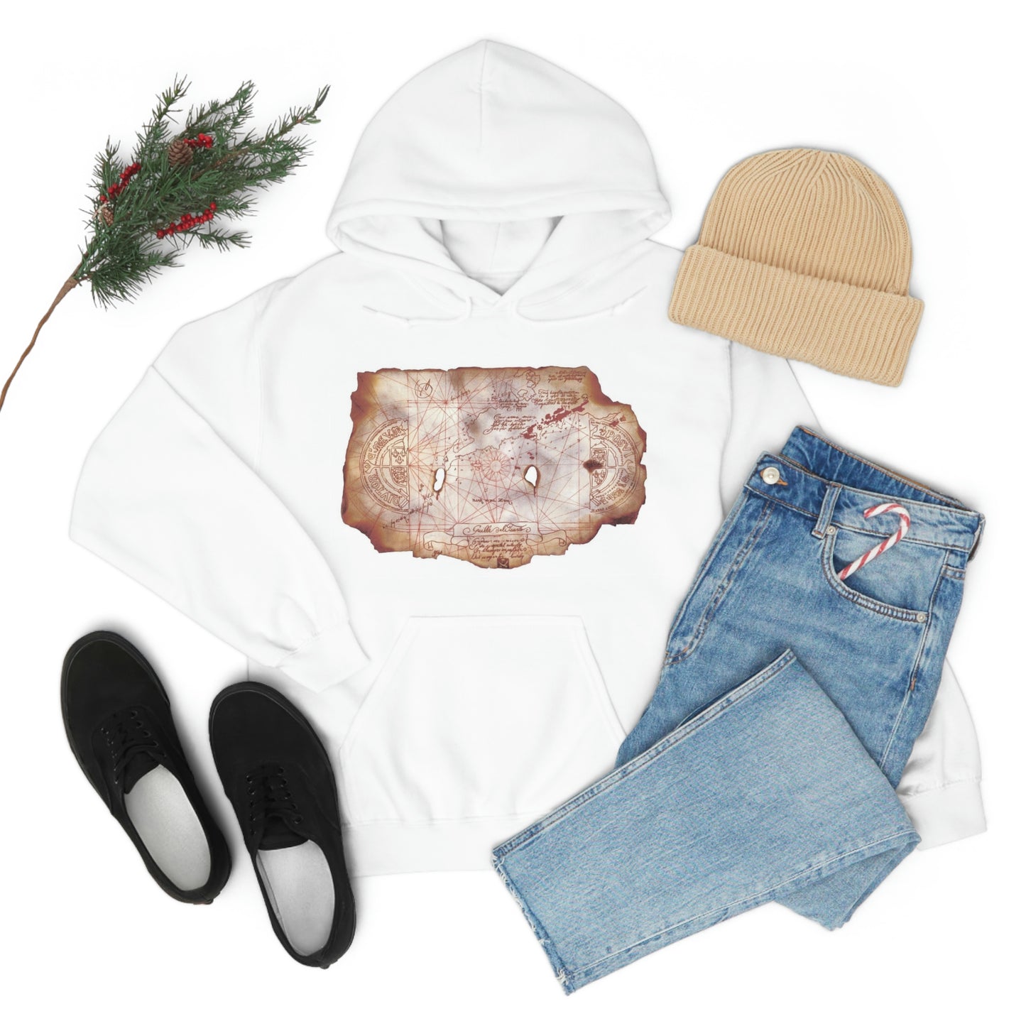 Unisex Heavy Blend™ Hooded sweatshirt ~ The Gonnies ~ map