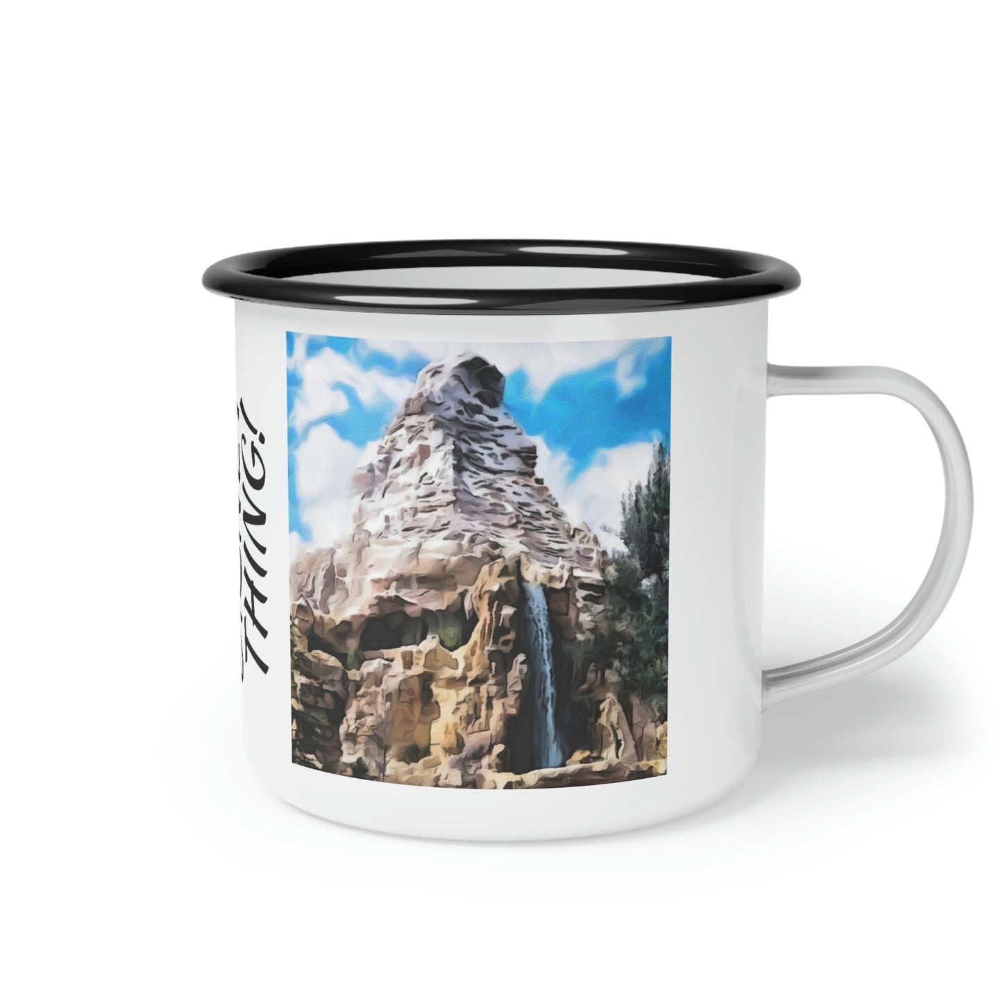 A Enamel Camp Cup Disneyland ~ Matterhorn Bobsleds ~ It's A Disney Thing!
