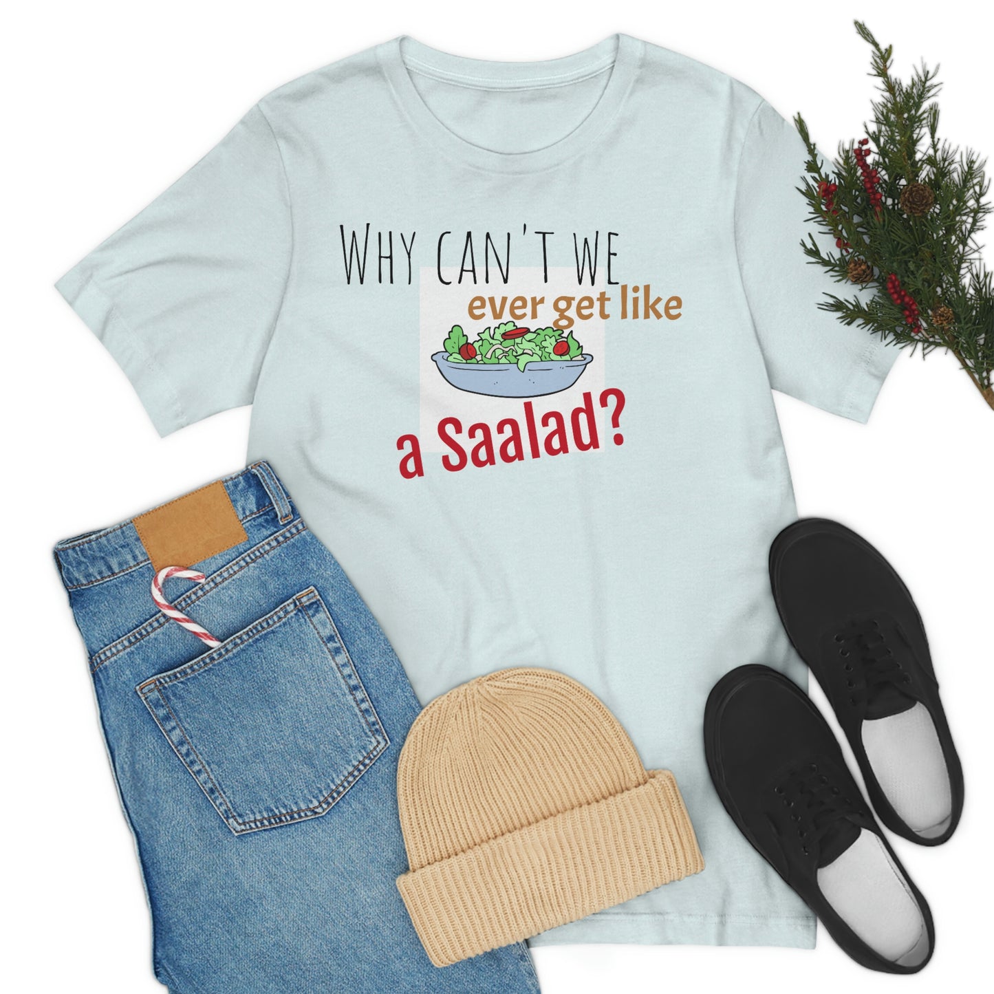 Unisex Jersey Short Sleeve Tee Nacho Liebre ~ Salad ~